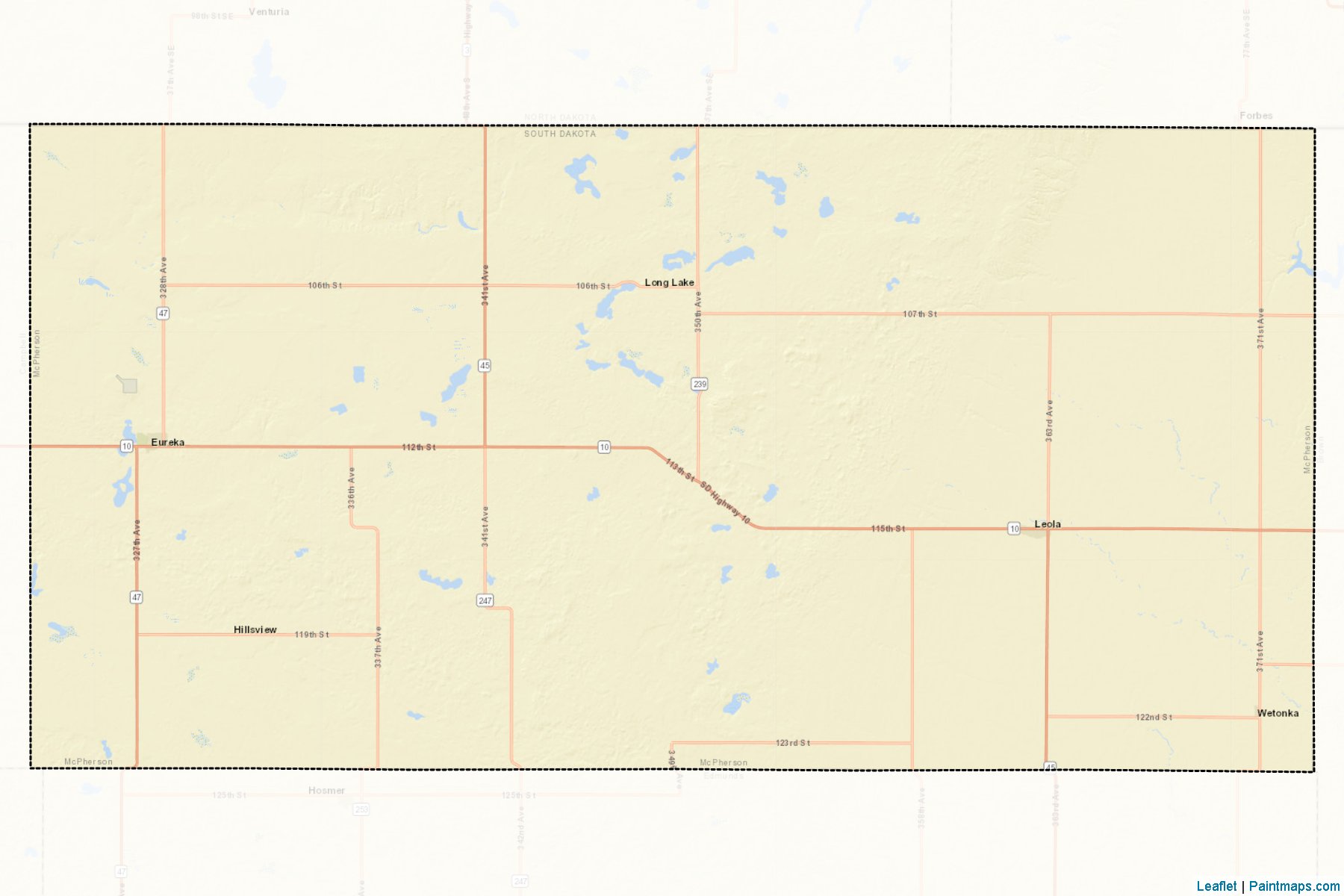 McPherson (South Dakota) Map Cropping Samples-2