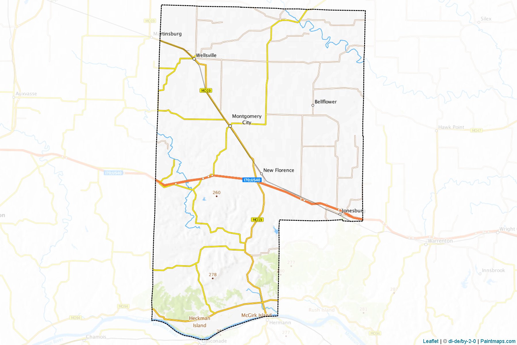 Montgomery (Missouri) Map Cropping Samples-1