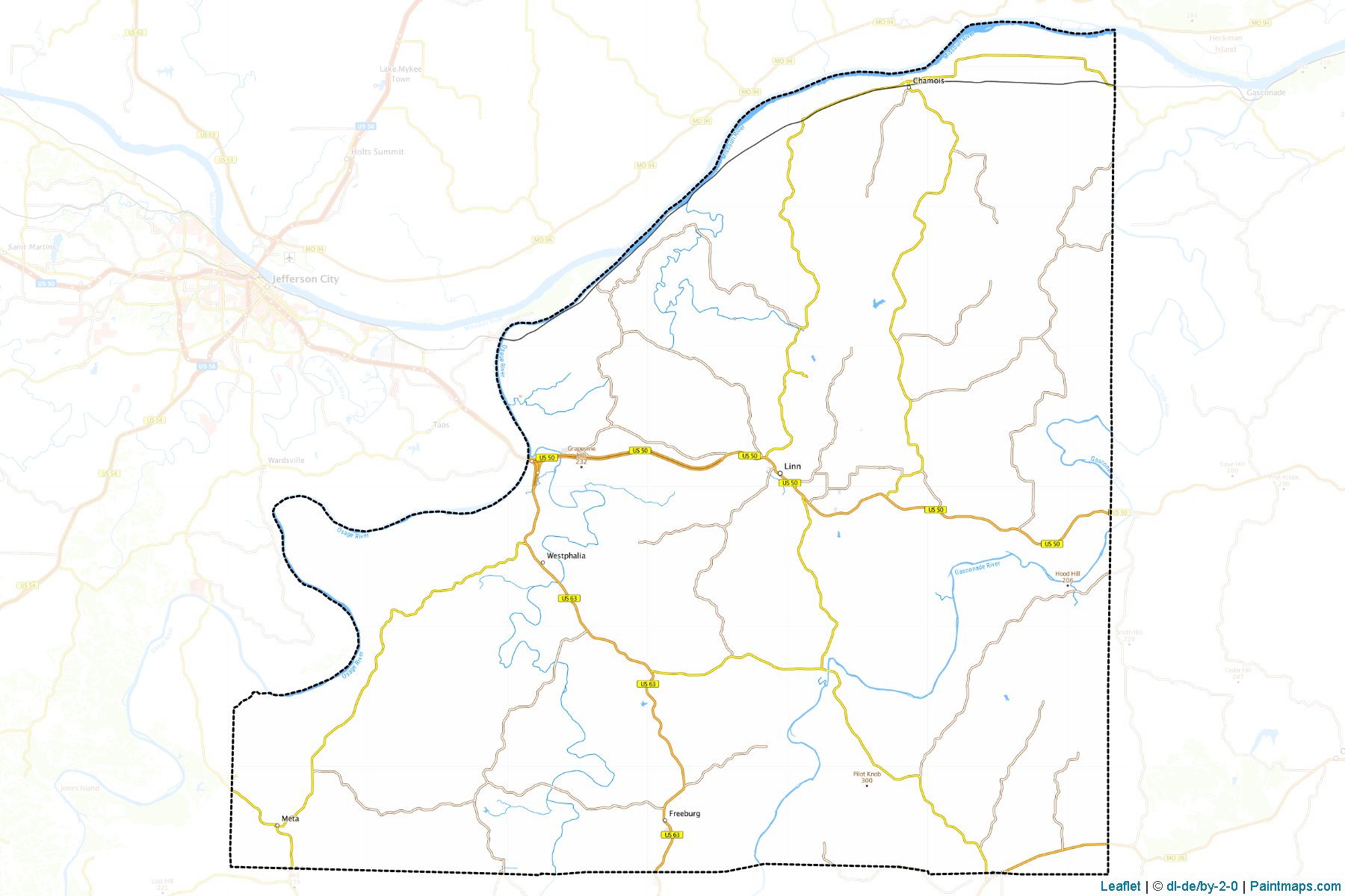 Osage (Missouri) Map Cropping Samples-1