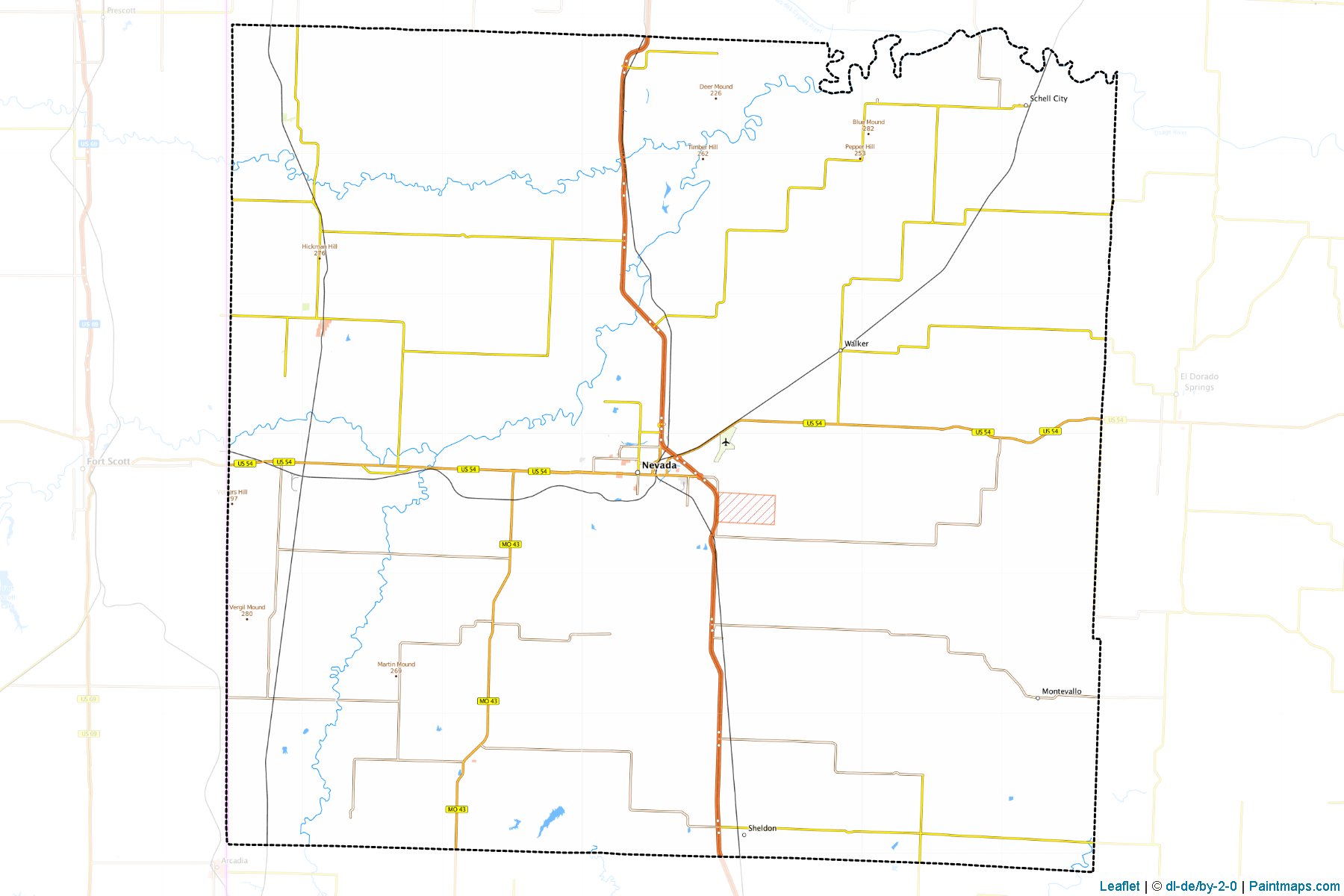 Vernon (Missouri) Map Cropping Samples-1