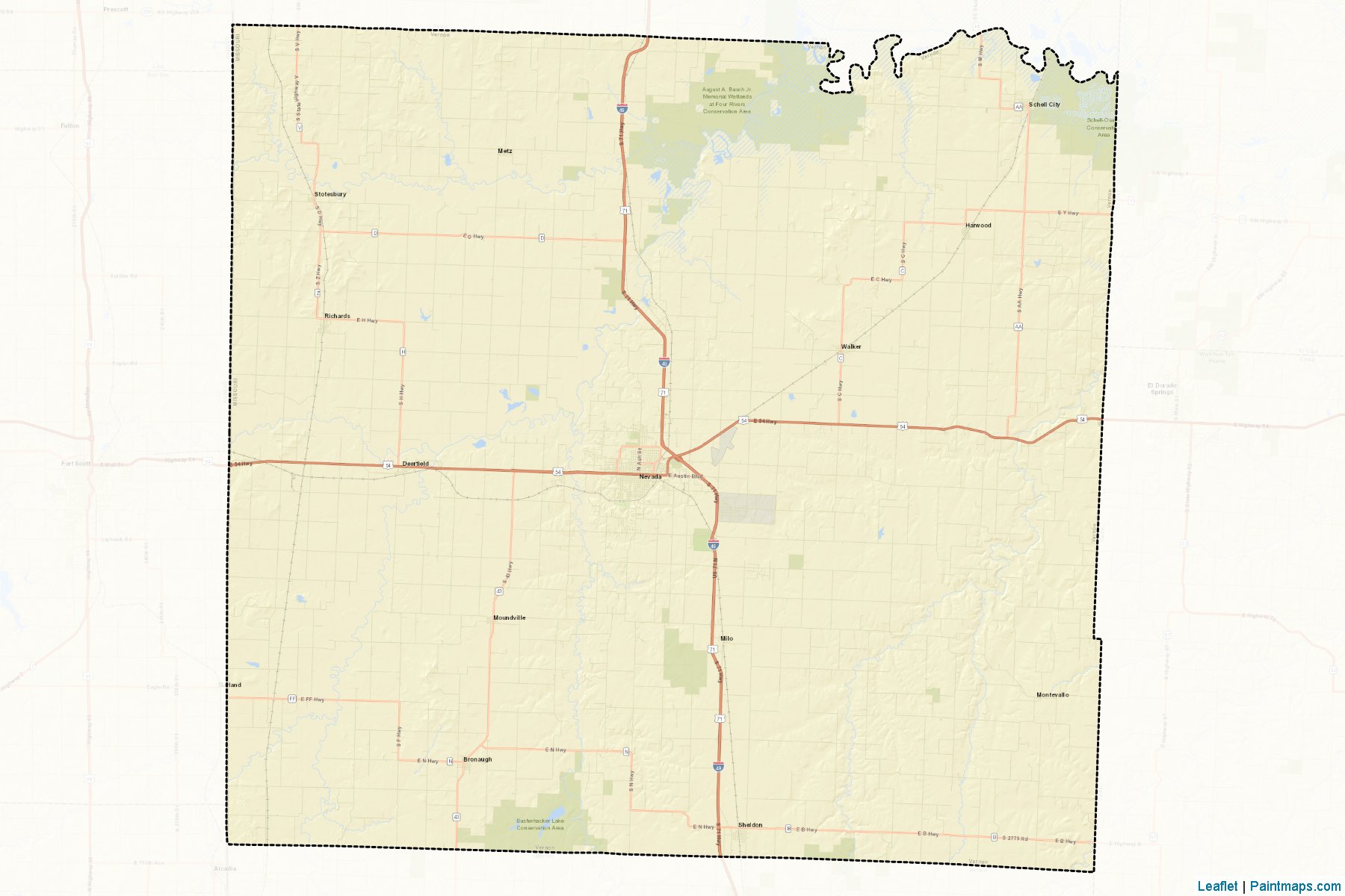 Vernon (Missouri) Map Cropping Samples-2