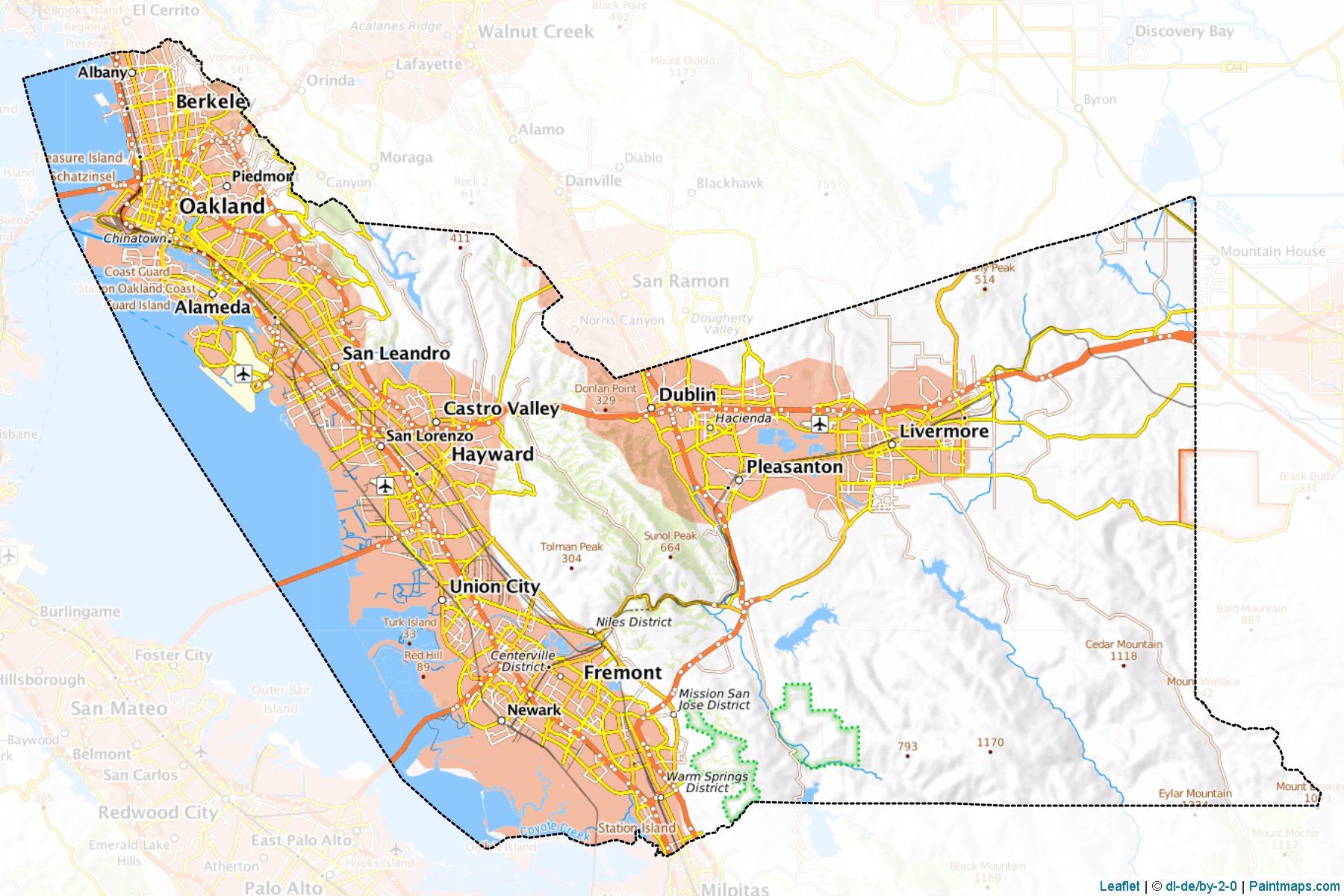 Alameda (California) Map Cropping Samples-1