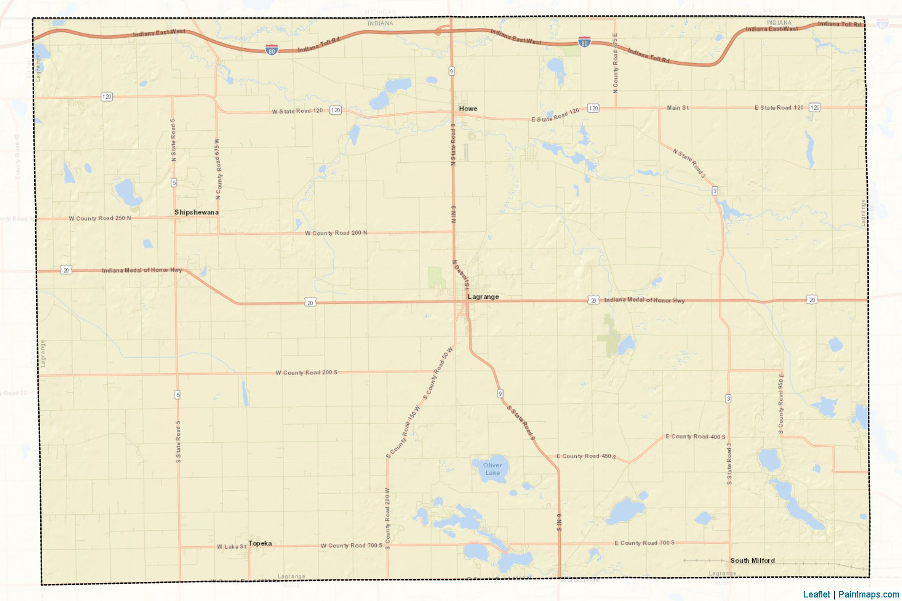 LaGrange (Indiana) Map Cropping Samples-2