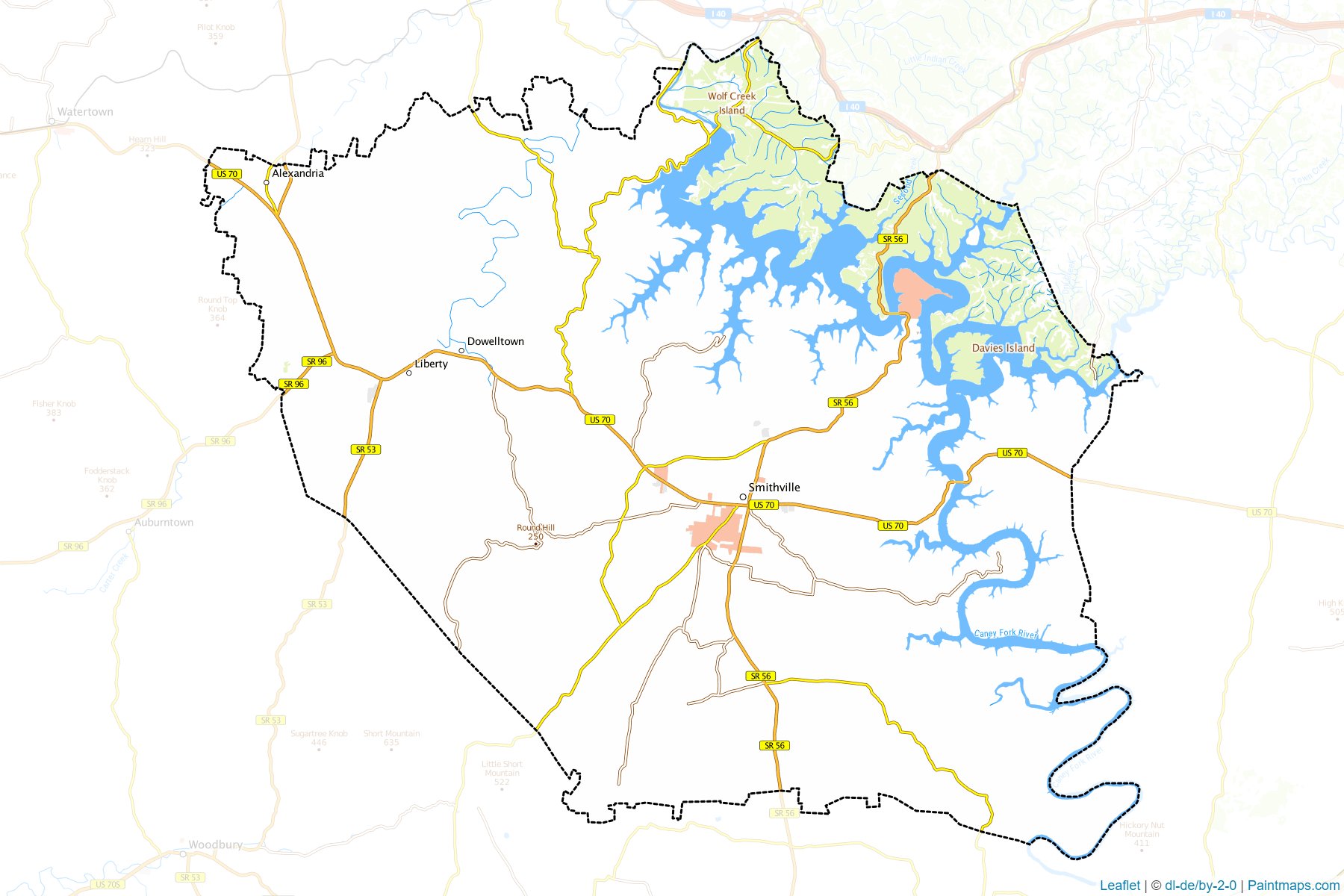 DeKalb (Tennessee) Map Cropping Samples-1