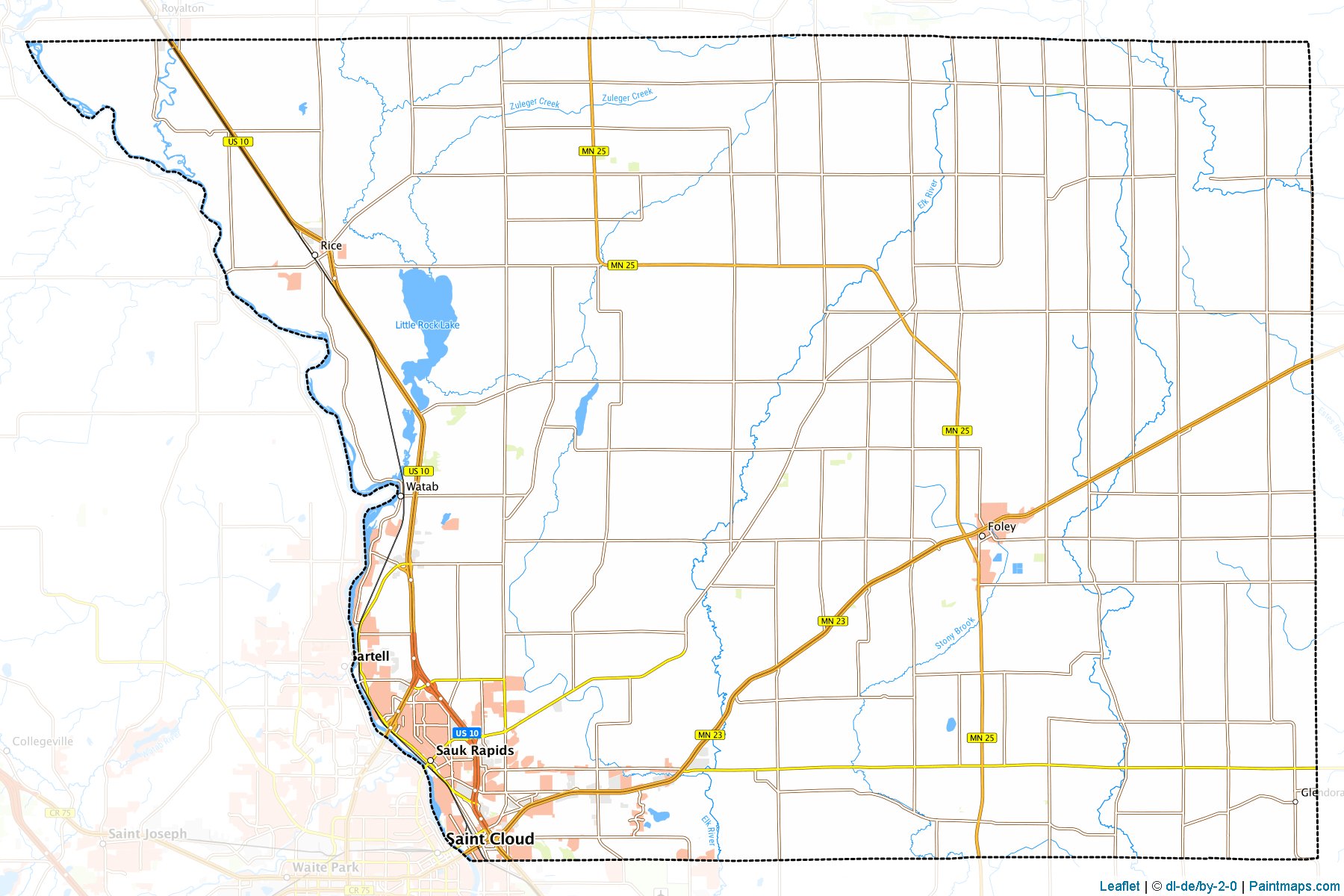 Benton (Minnesota) Map Cropping Samples-1