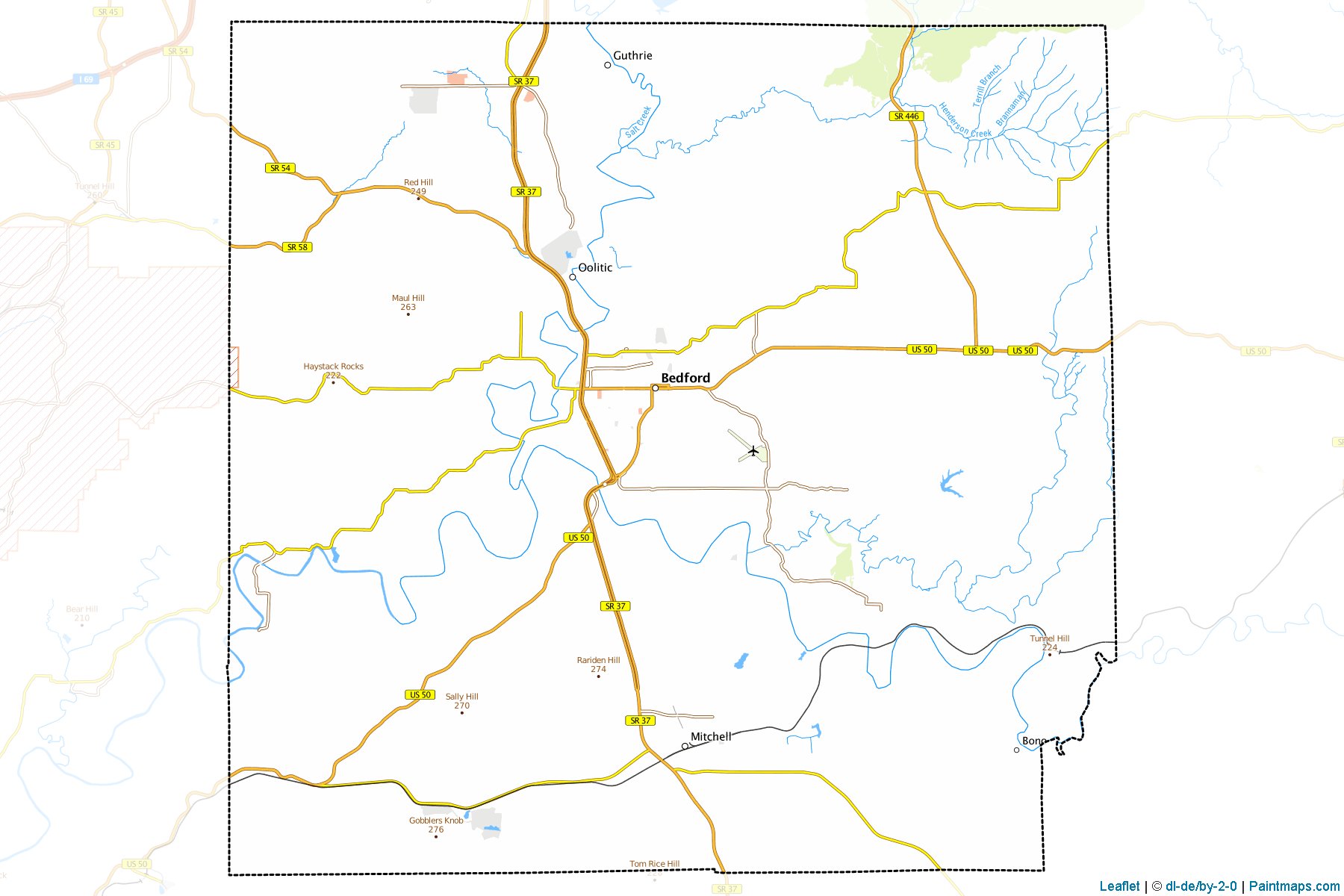 Lawrence (Indiana) Map Cropping Samples-1