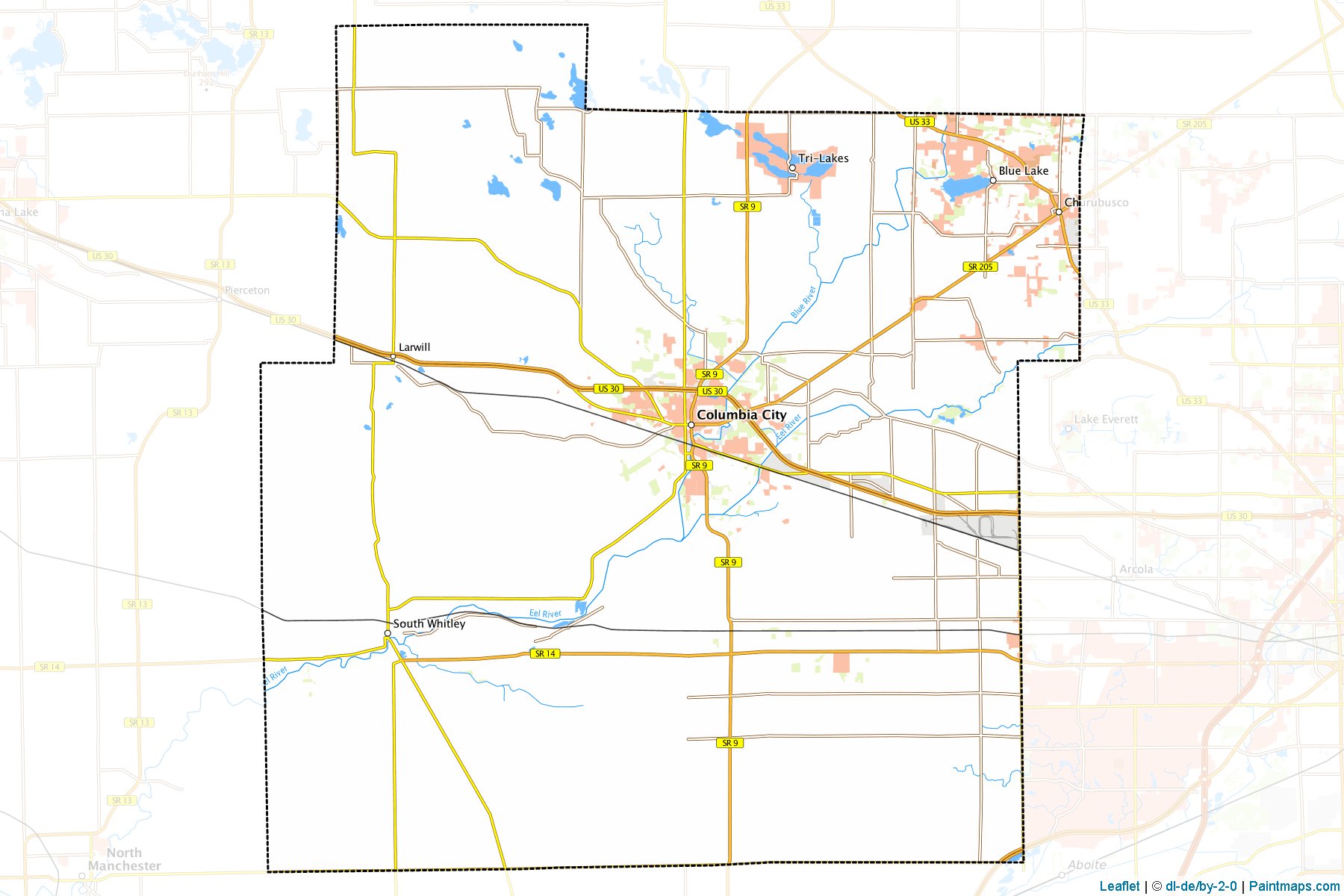 Whitley (Indiana) Map Cropping Samples-1