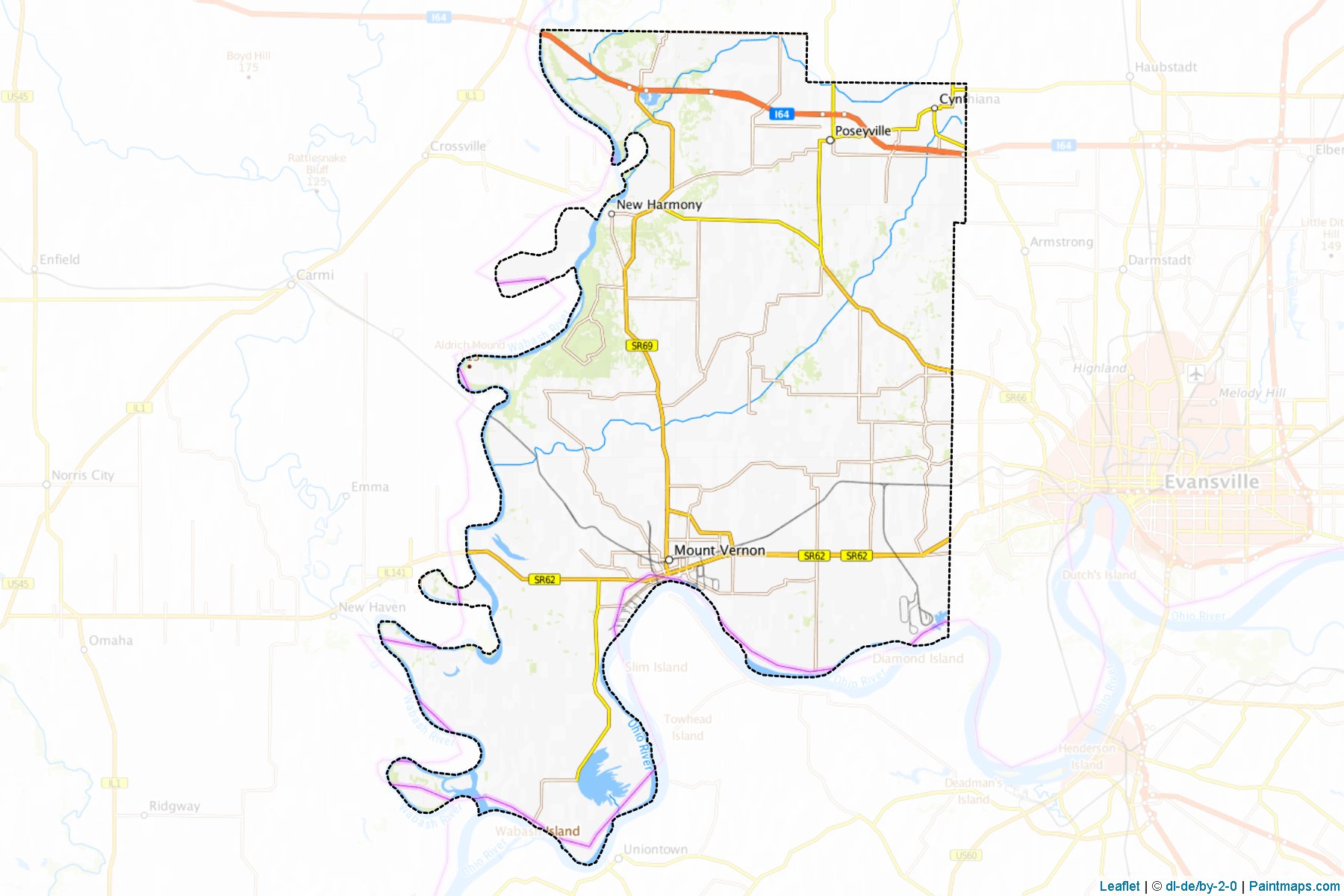 Posey (Indiana) Map Cropping Samples-1