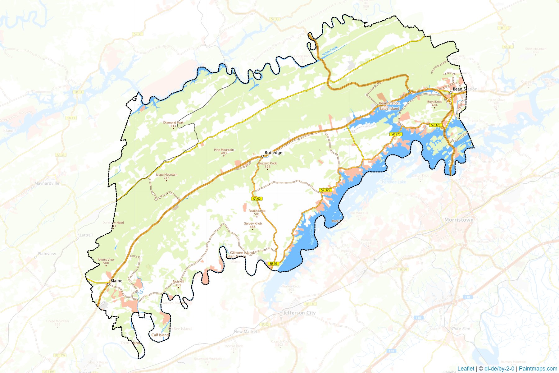 Grainger (Tennessee) Map Cropping Samples-1