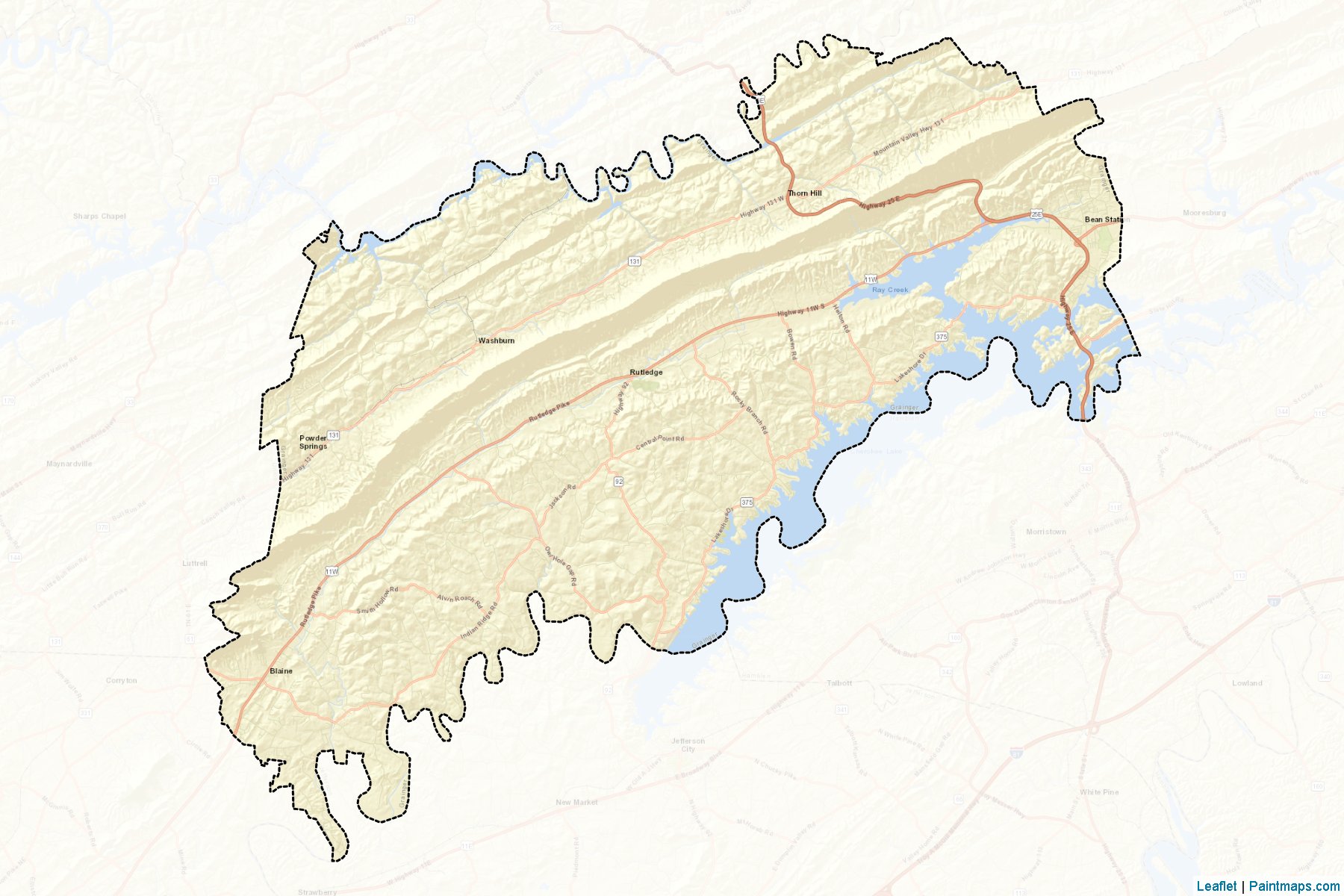 Grainger (Tennessee) Map Cropping Samples-2