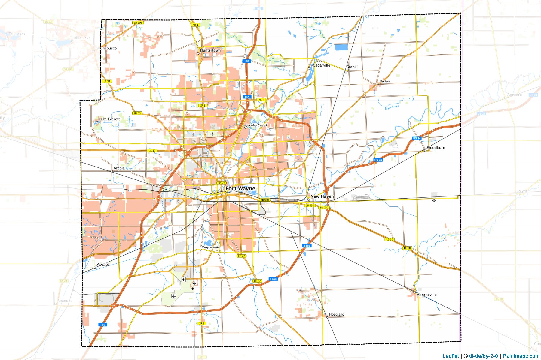 Allen (Indiana) Map Cropping Samples-1