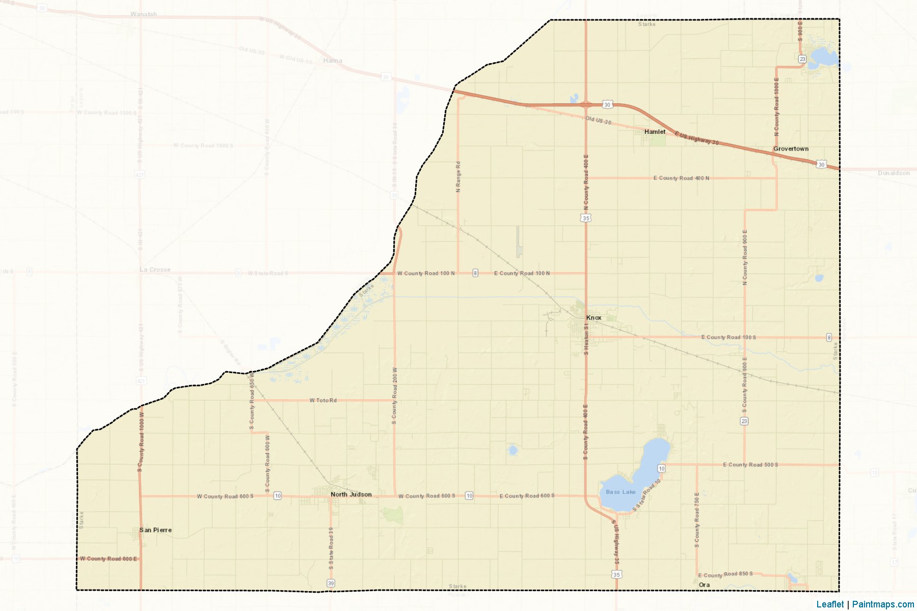 Starke (Indiana) Map Cropping Samples-2