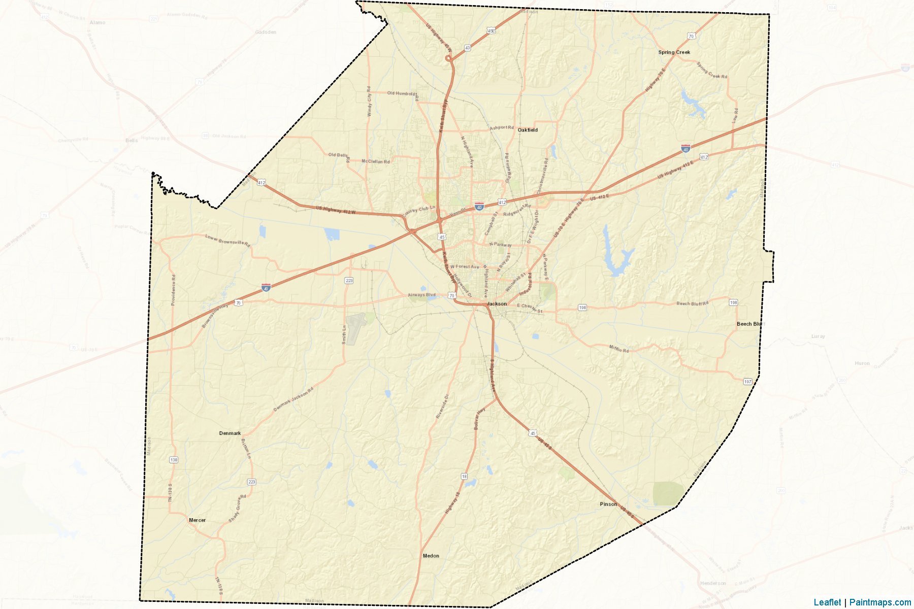 Madison (Tennessee) Map Cropping Samples-2