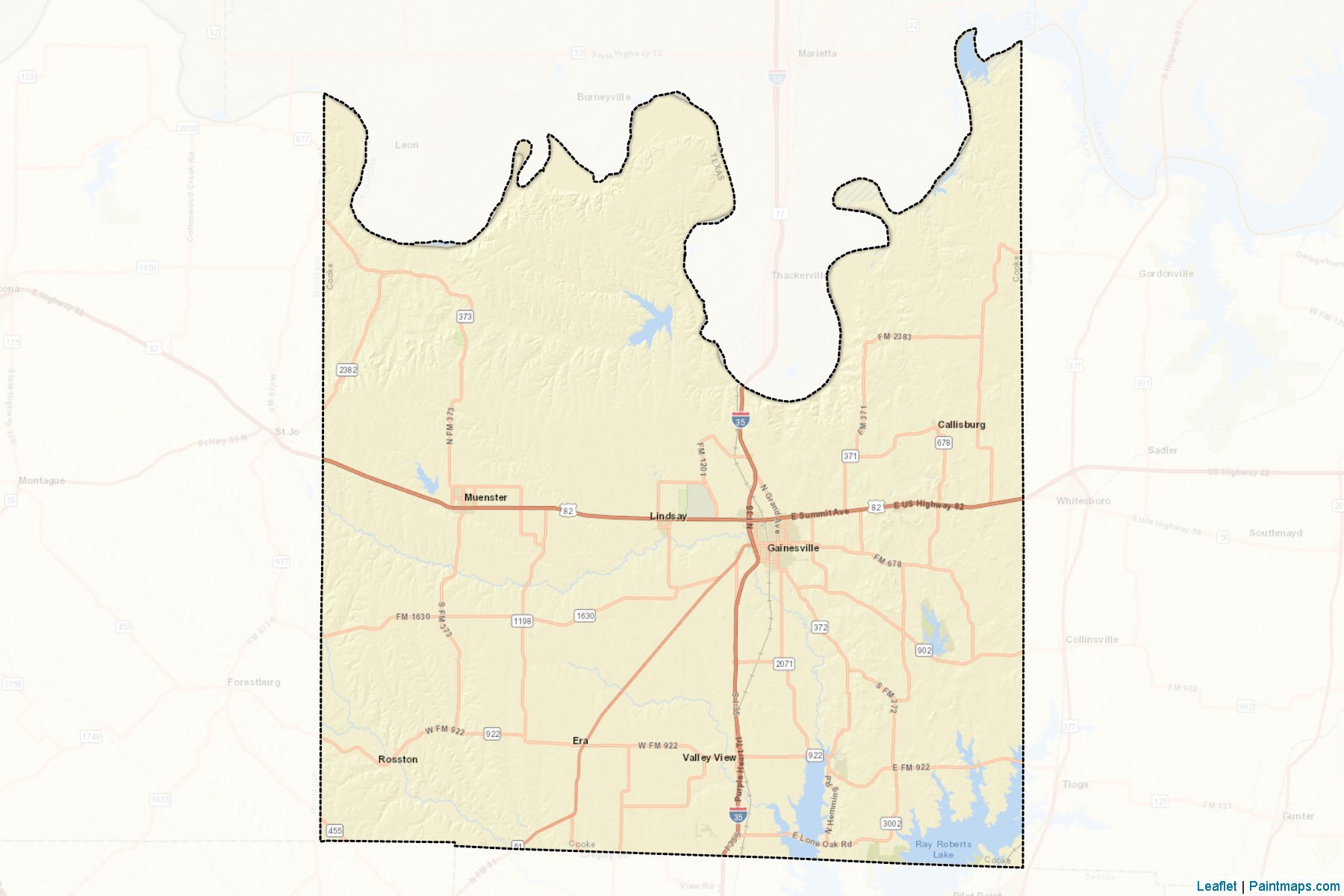 Cooke (Texas) Map Cropping Samples-2