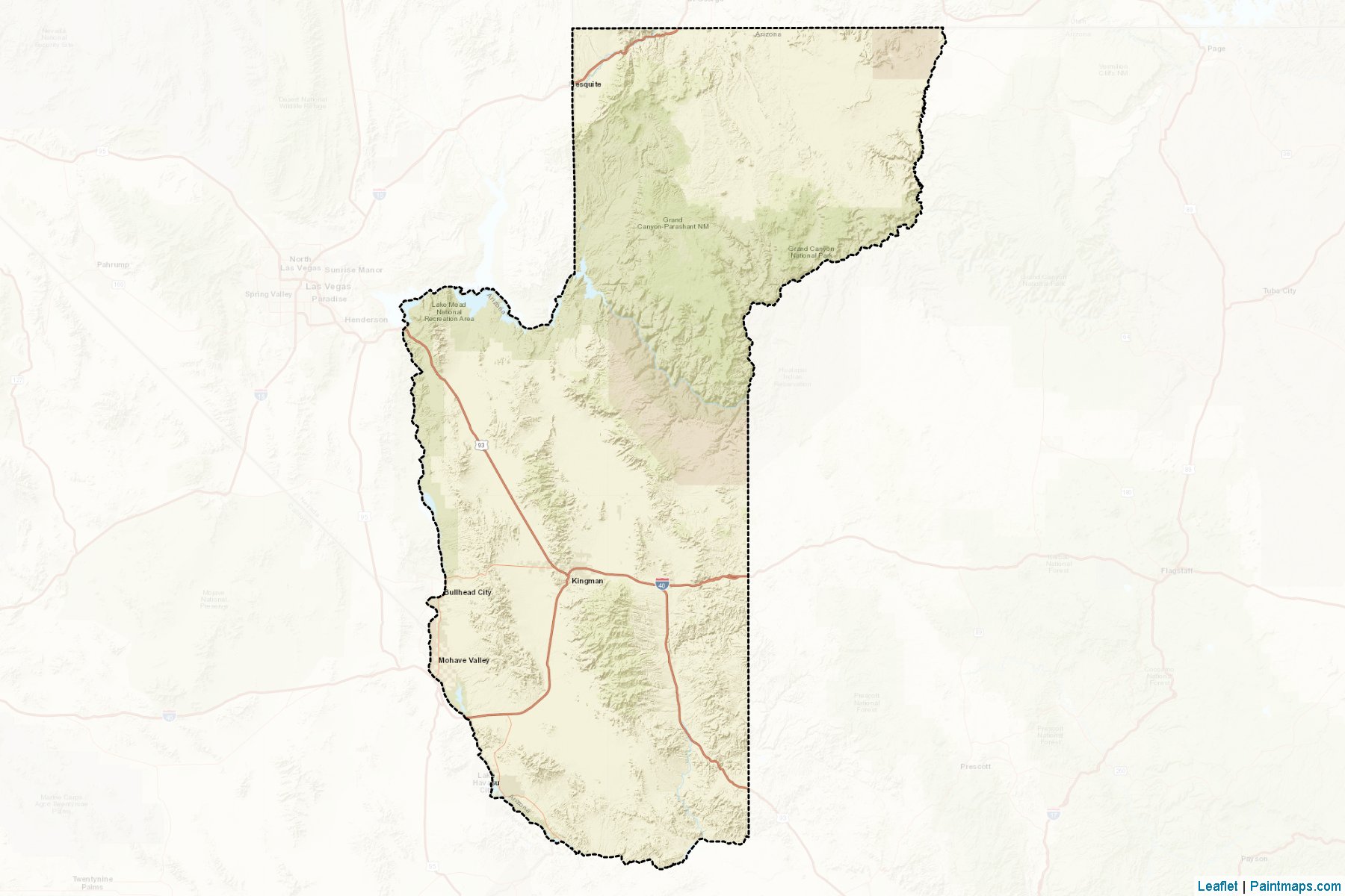 Mohave (Arizona) Map Cropping Samples-2