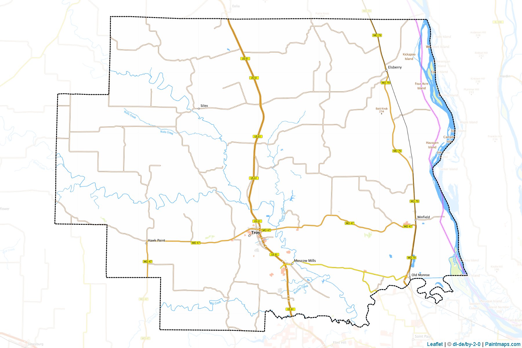 Lincoln (Missouri) Map Cropping Samples-1