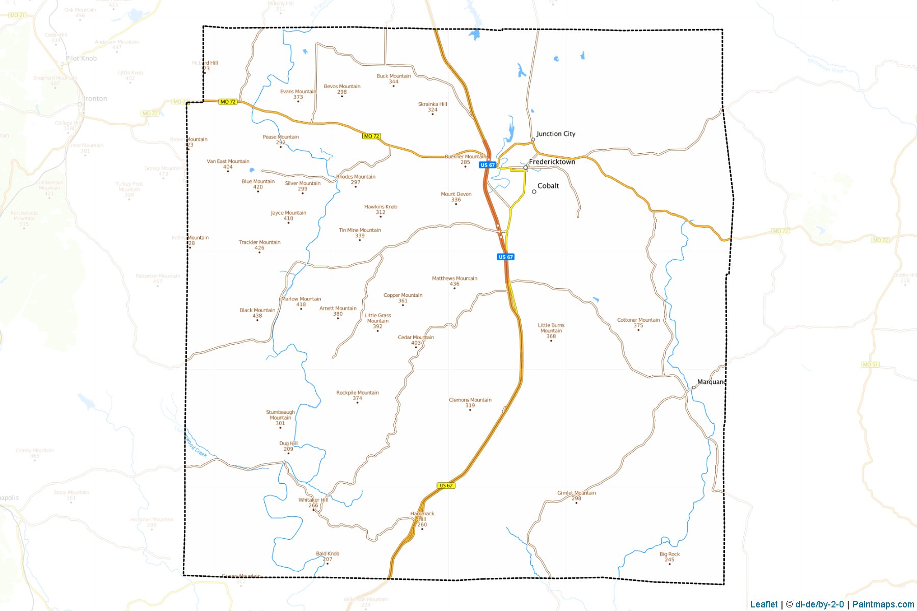 Madison (Missouri) Map Cropping Samples-1