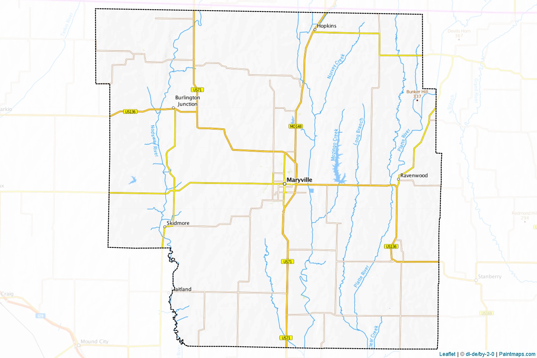 Nodaway (Missouri) Map Cropping Samples-1