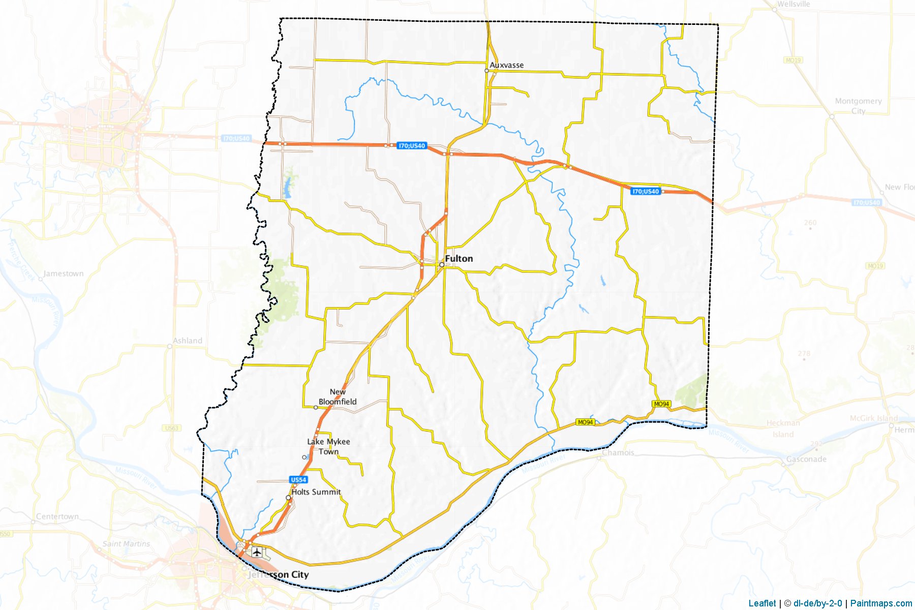 Callaway (Missouri) Map Cropping Samples-1