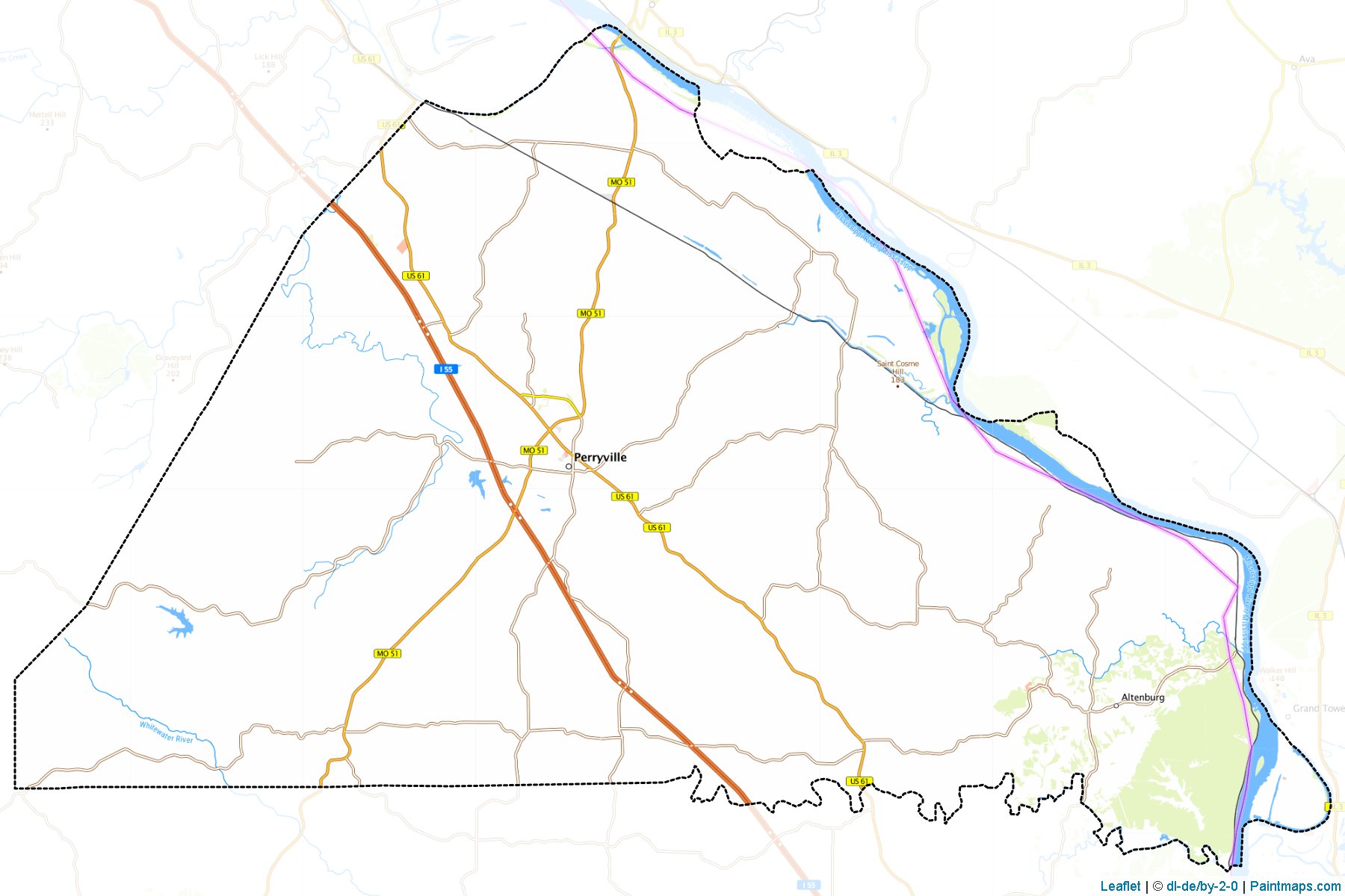 Perry (Missouri) Map Cropping Samples-1