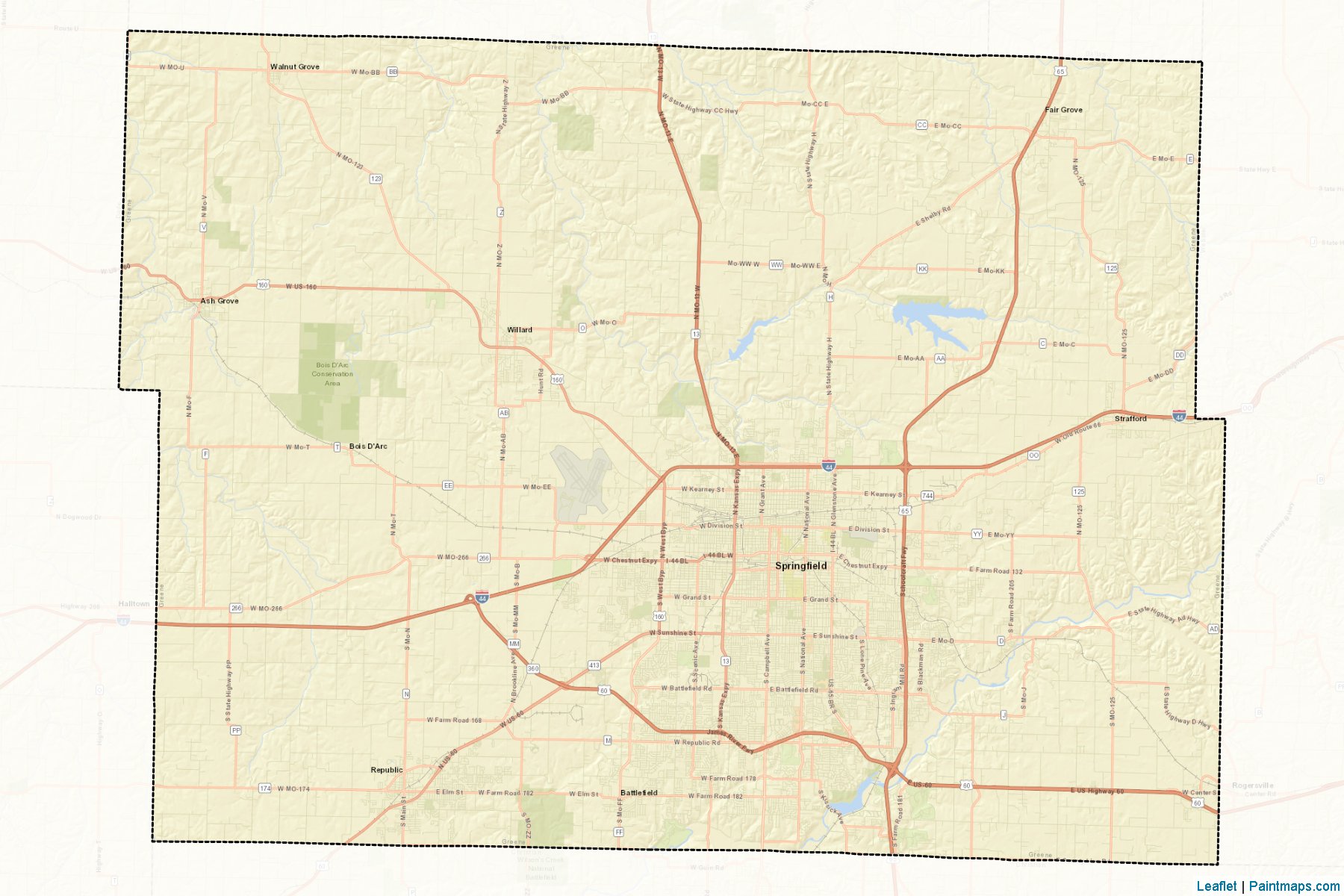 Greene (Missouri) Map Cropping Samples-2