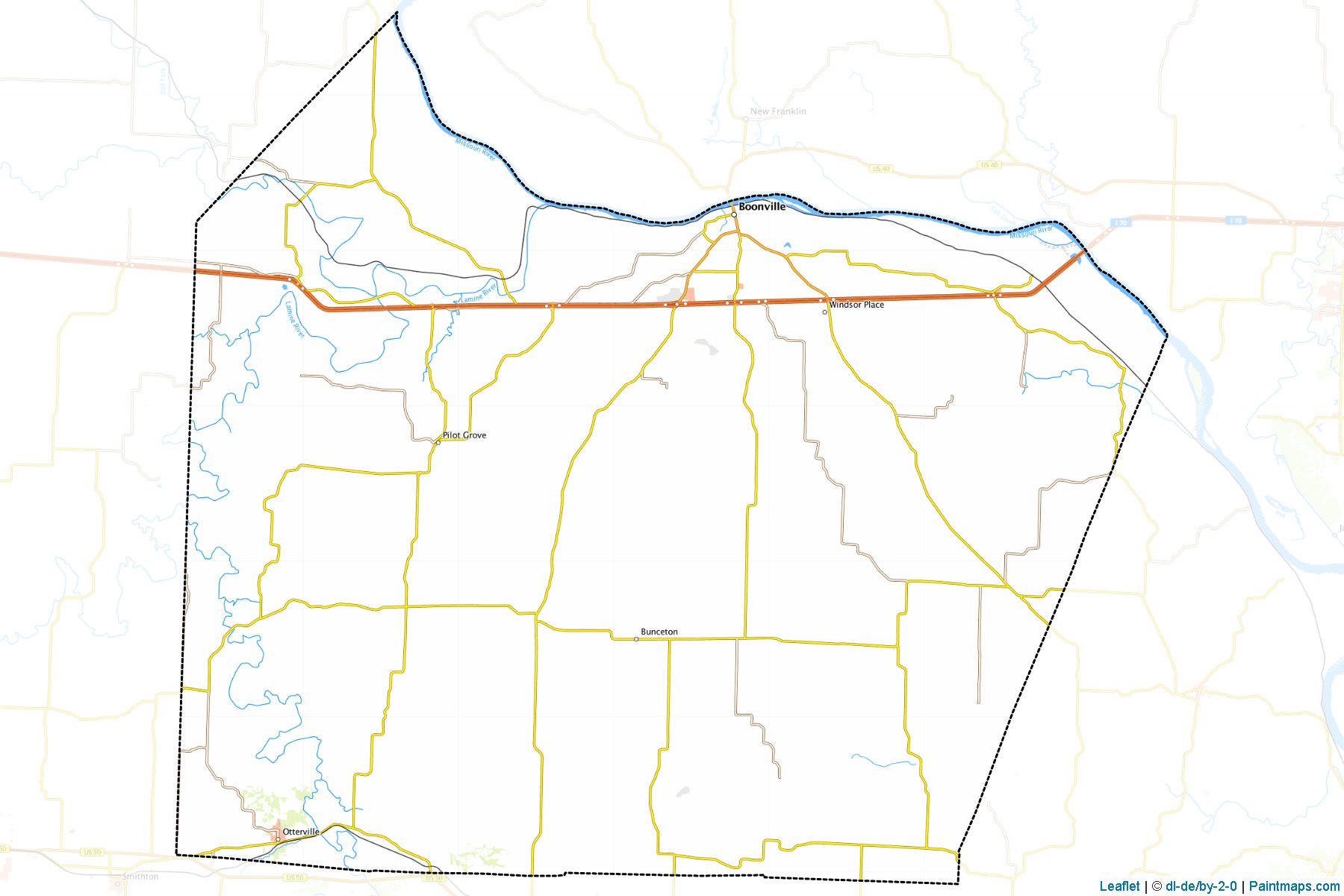 Muestras de recorte de mapas Cooper (Missouri)-1