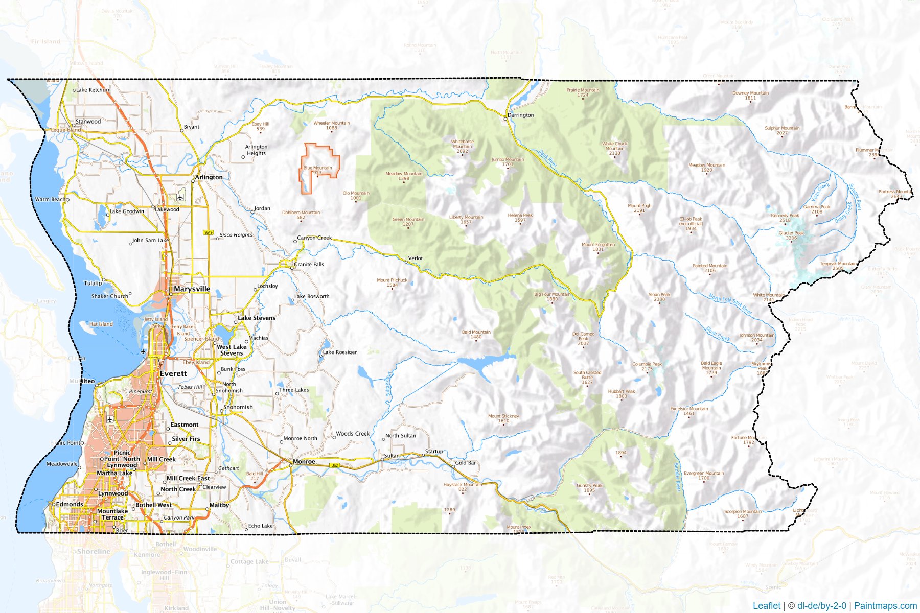 Snohomish (Washington) Map Cropping Samples-1