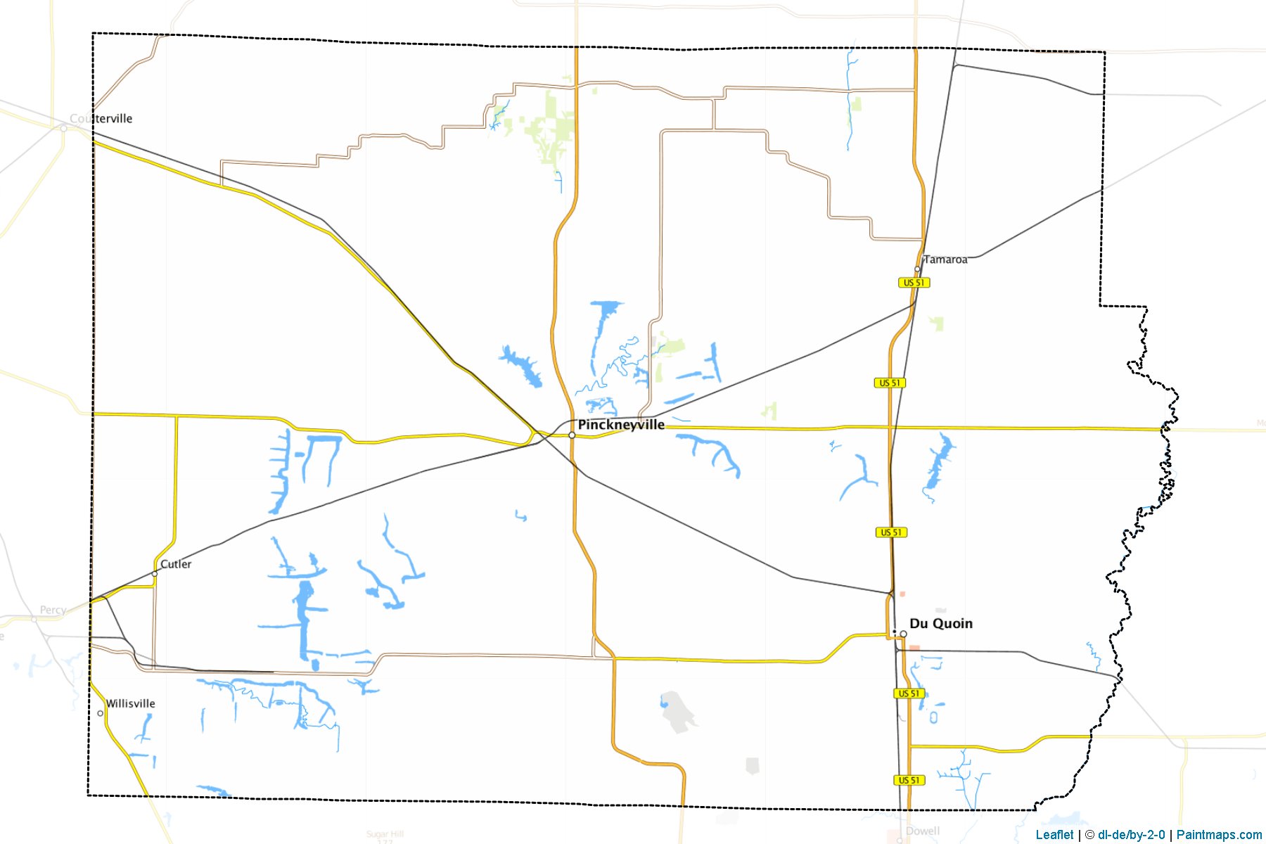 Muestras de recorte de mapas Perry (Illinois)-1