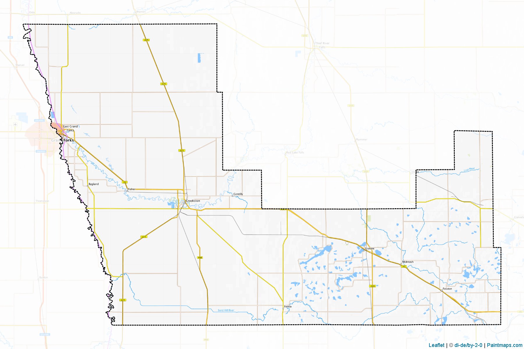 Polk (Minnesota) Map Cropping Samples-1