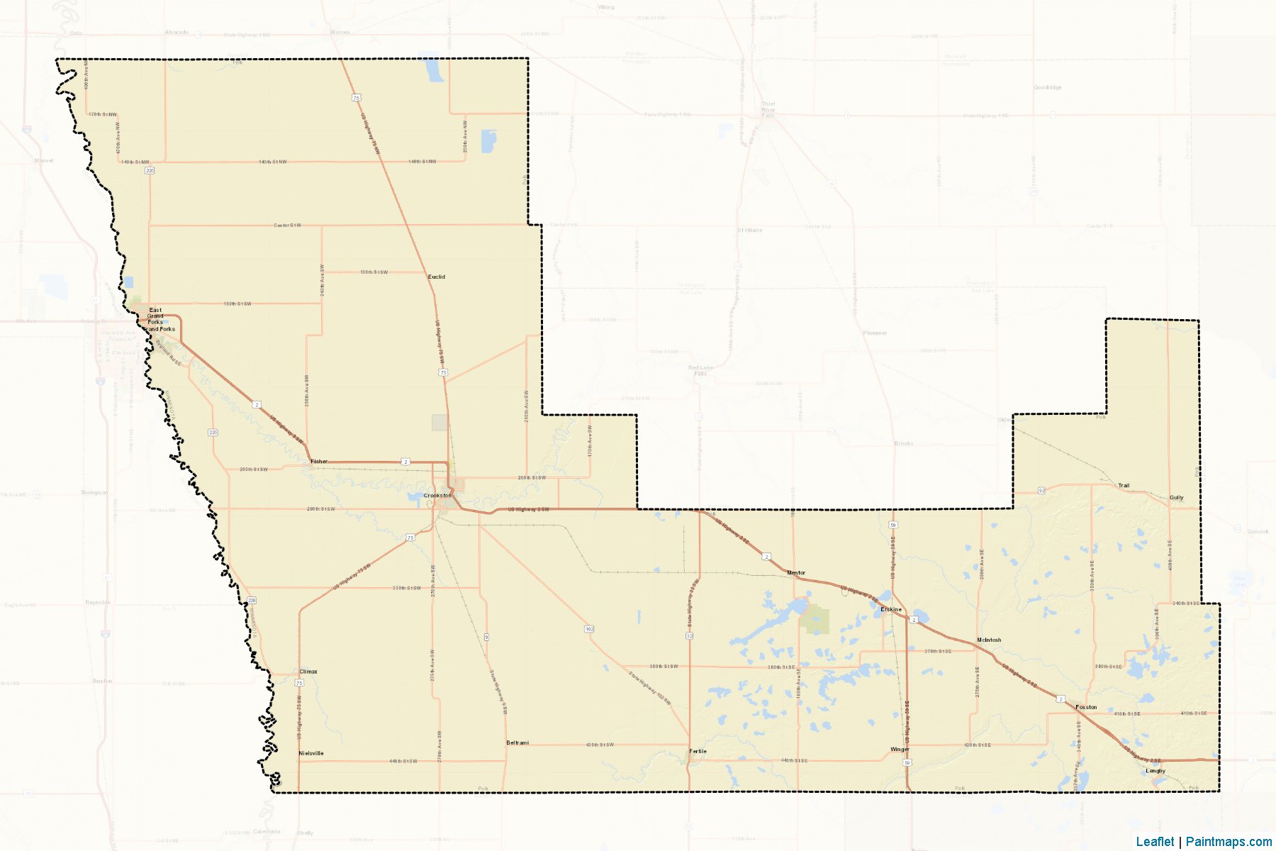 Polk (Minnesota) Map Cropping Samples-2