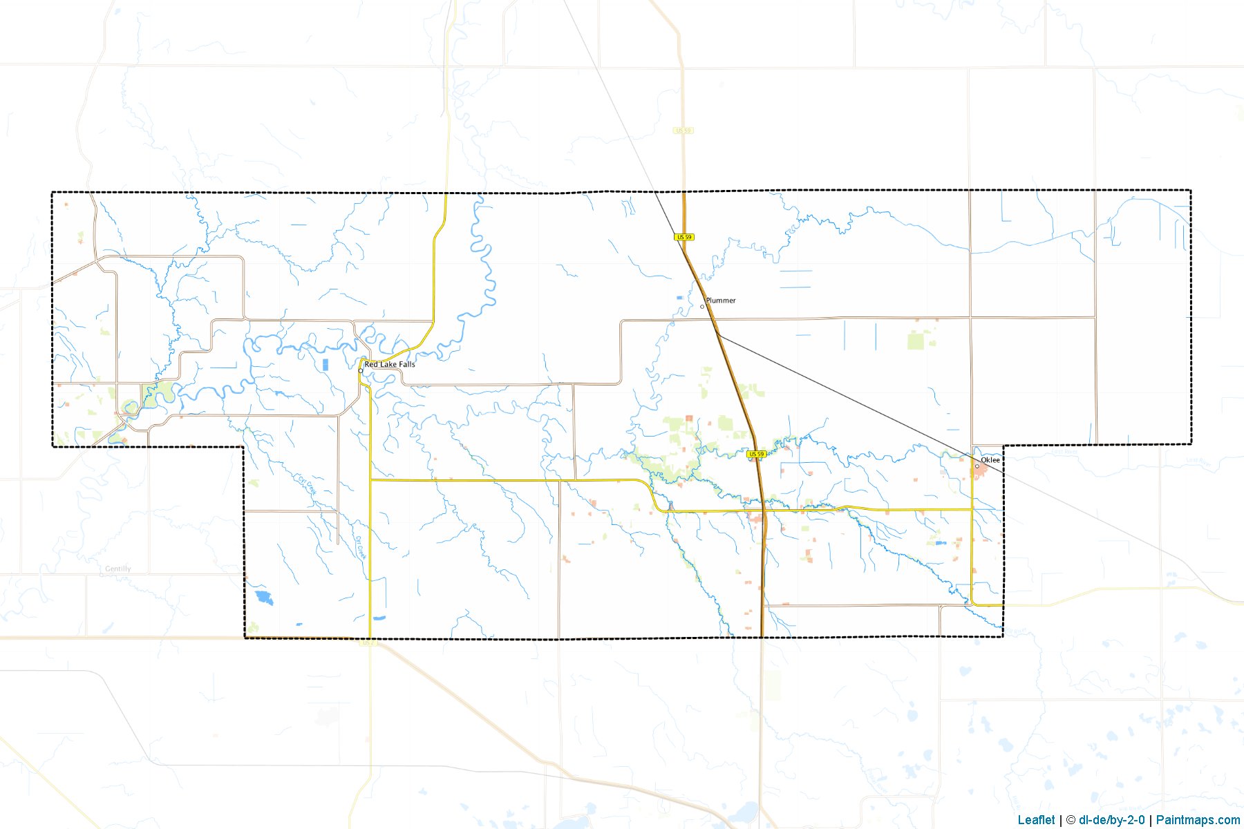 Red Lake (Minnesota) Map Cropping Samples-1