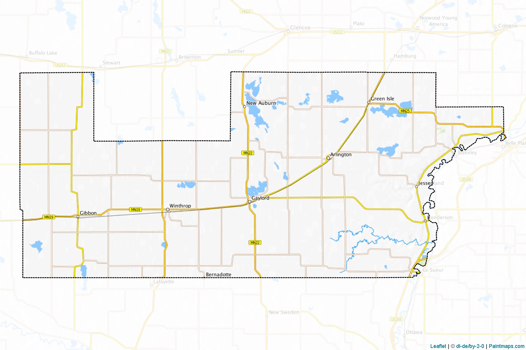 Sibley (Minnesota) Map Cropping Samples-1