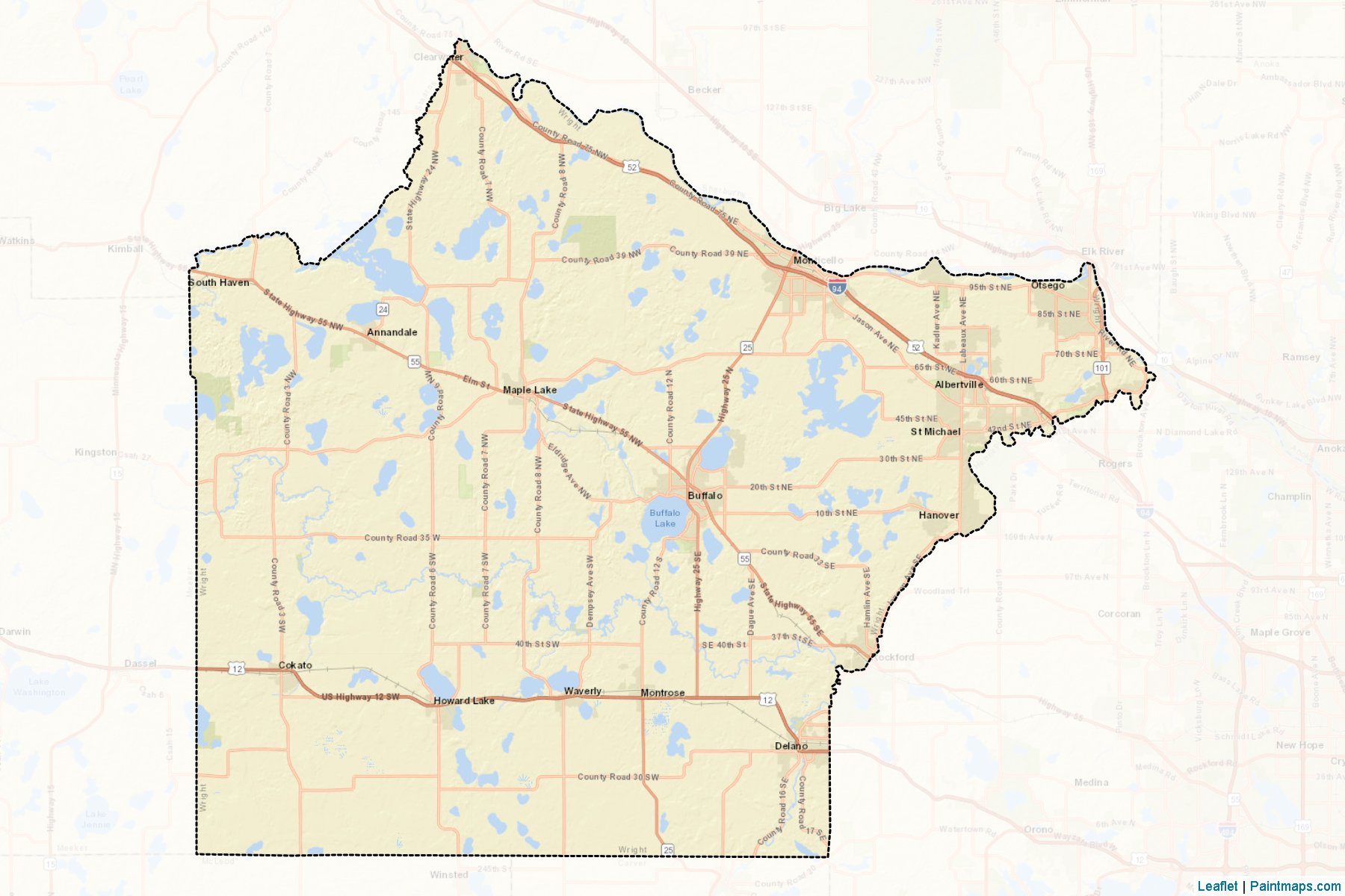 Wright (Minnesota) Map Cropping Samples-2