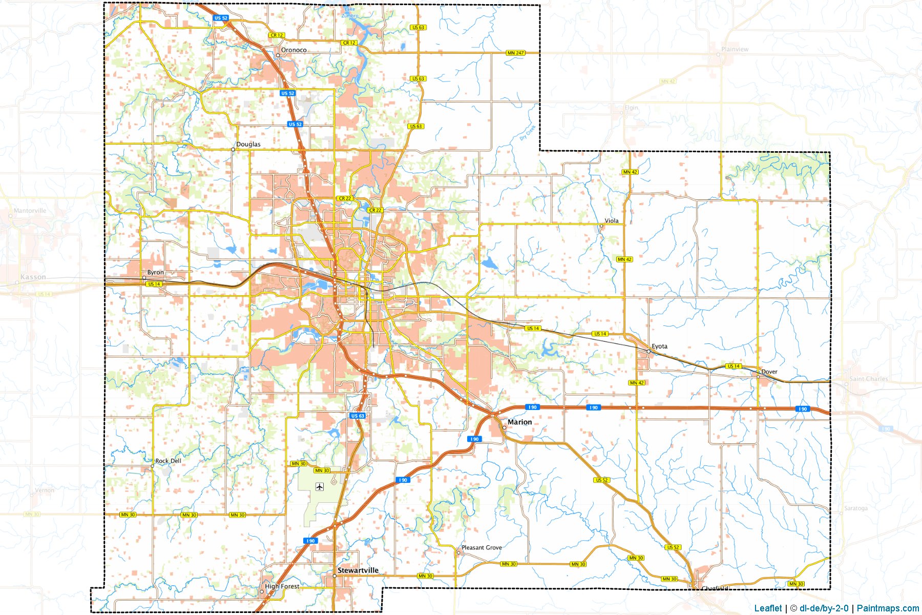 Olmsted (Minnesota) Map Cropping Samples-1