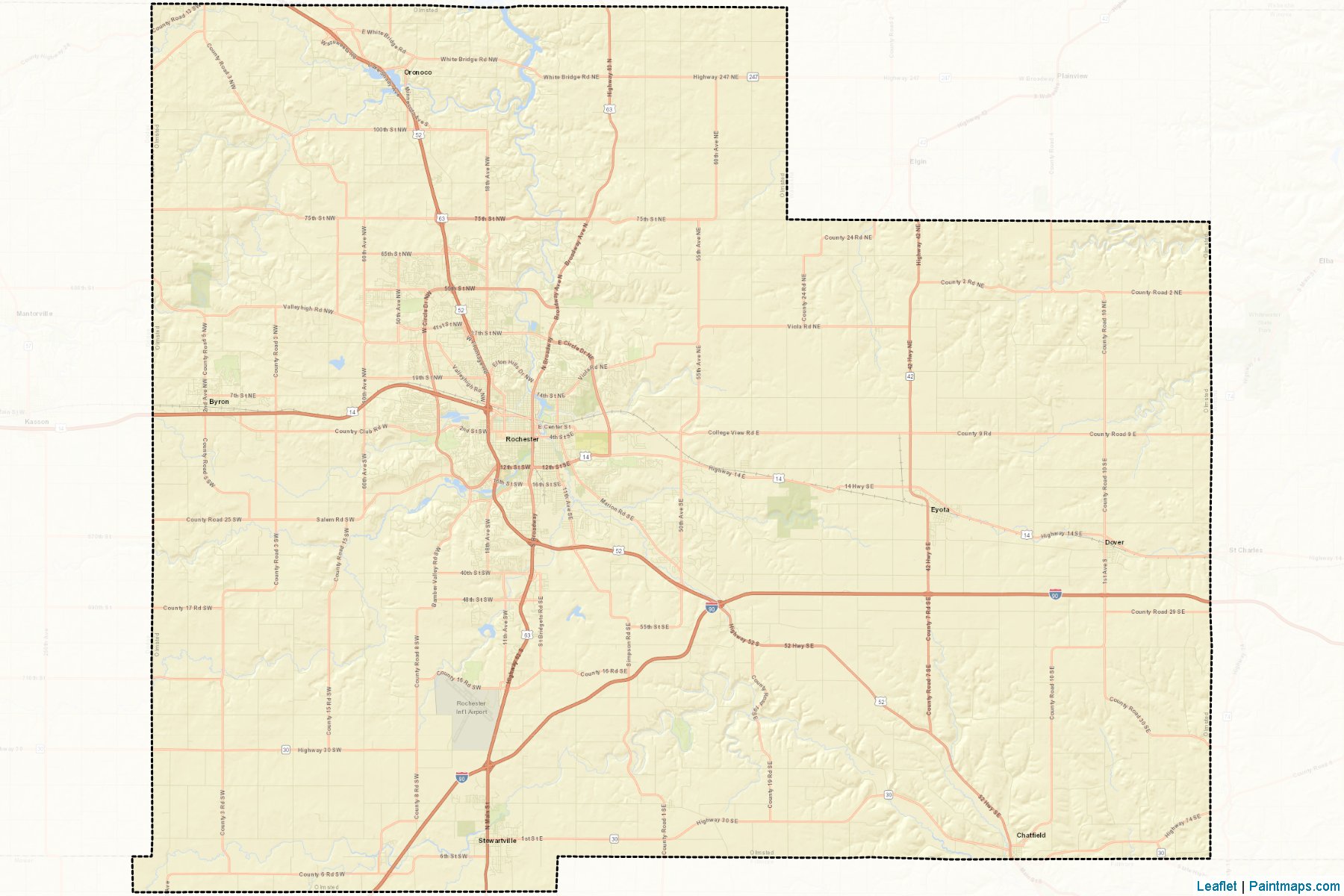 Olmsted (Minnesota) Map Cropping Samples-2