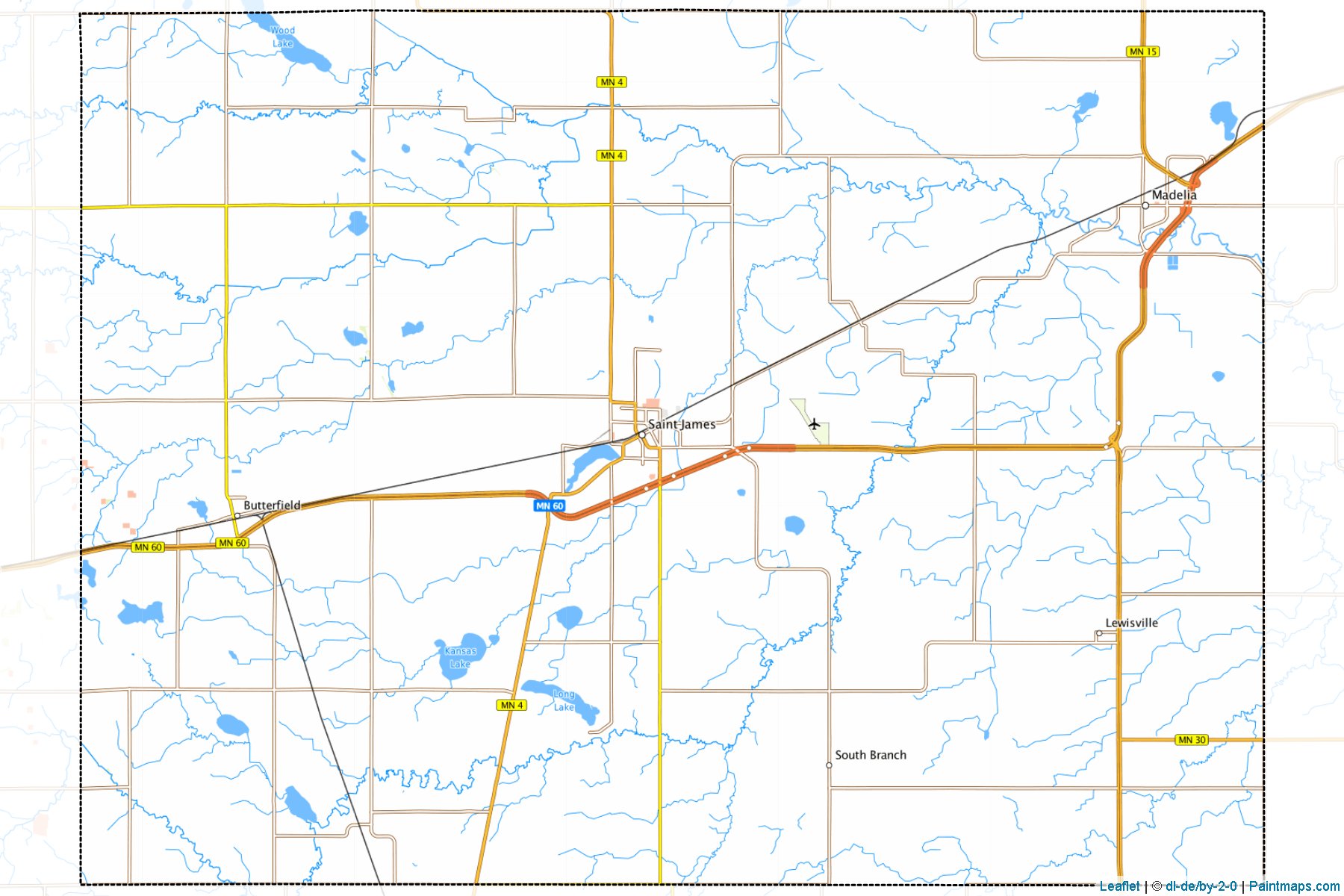 Watonwan (Minnesota) Map Cropping Samples-1