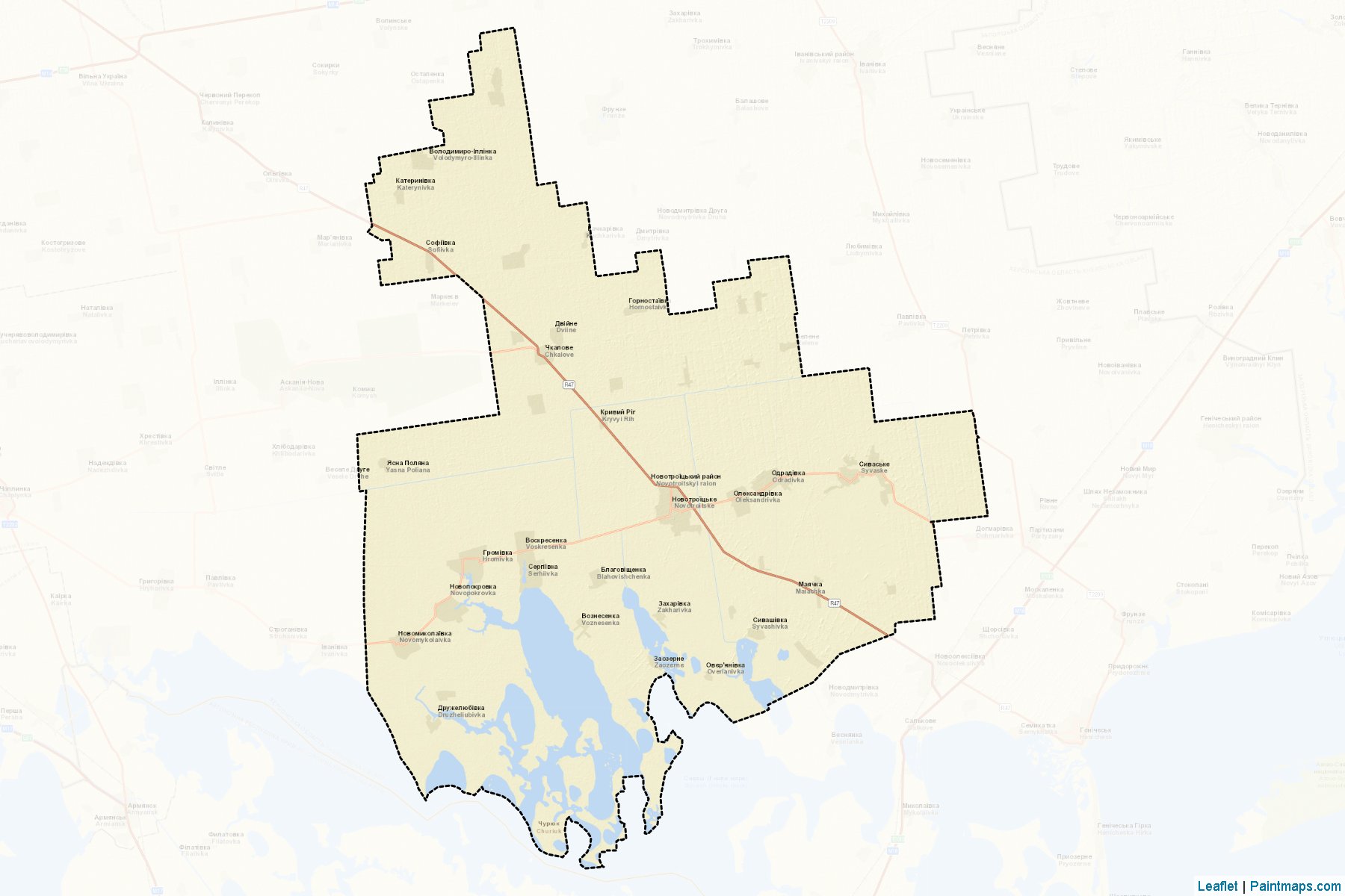 Novotroits'kyi (Kherson) Map Cropping Samples-2