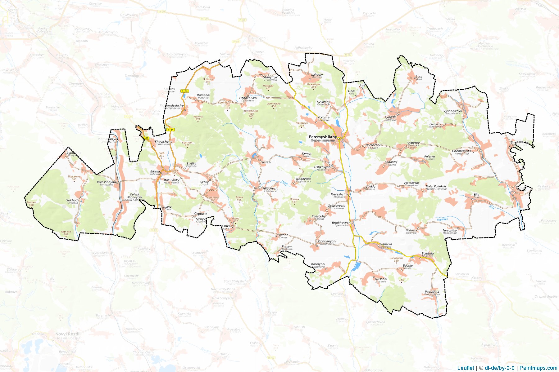 Peremyshlians'kyi (Lviv) Map Cropping Samples-1