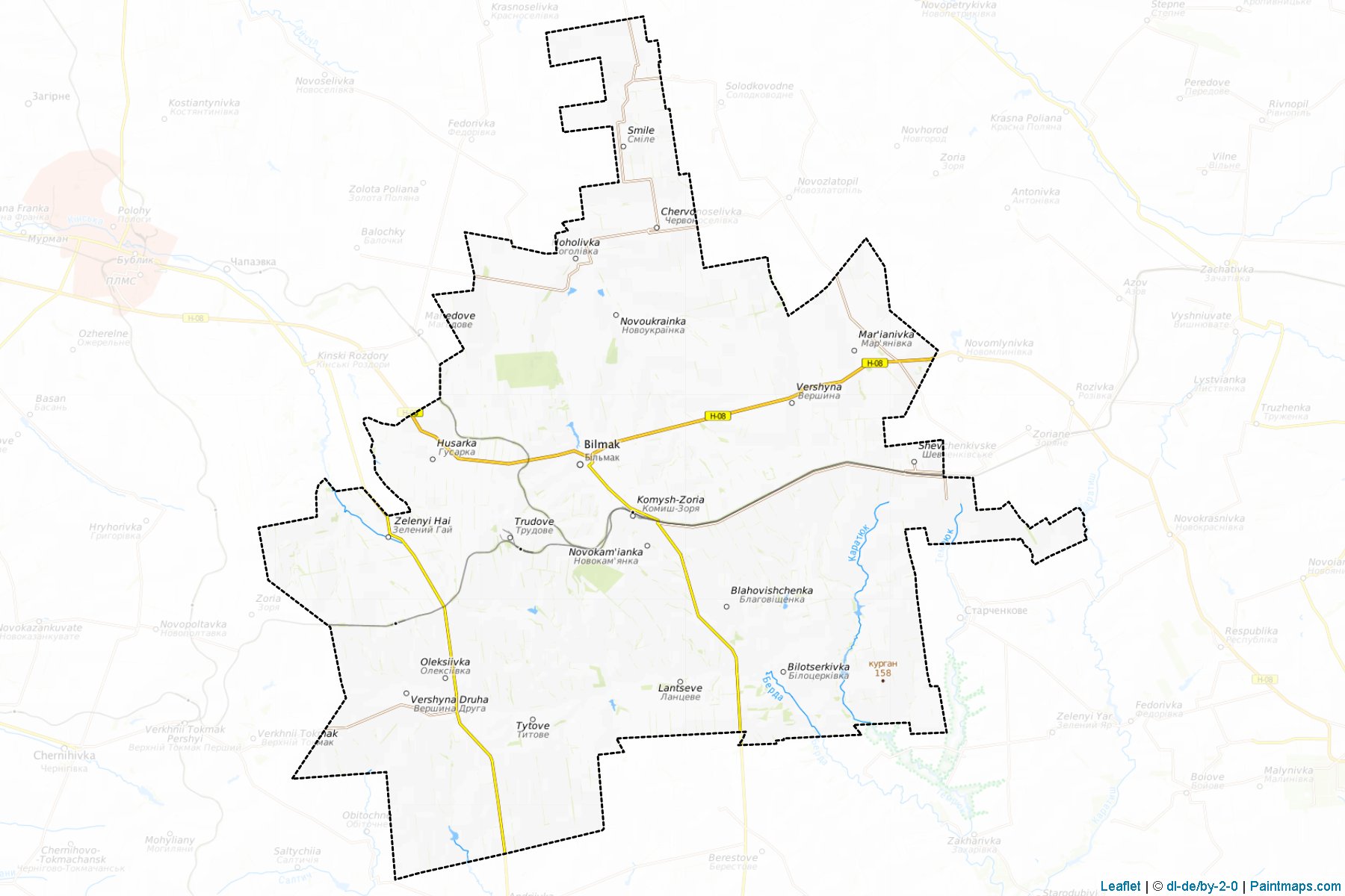 Kuibyshevs'kyi (Zaporizhia) Map Cropping Samples-1