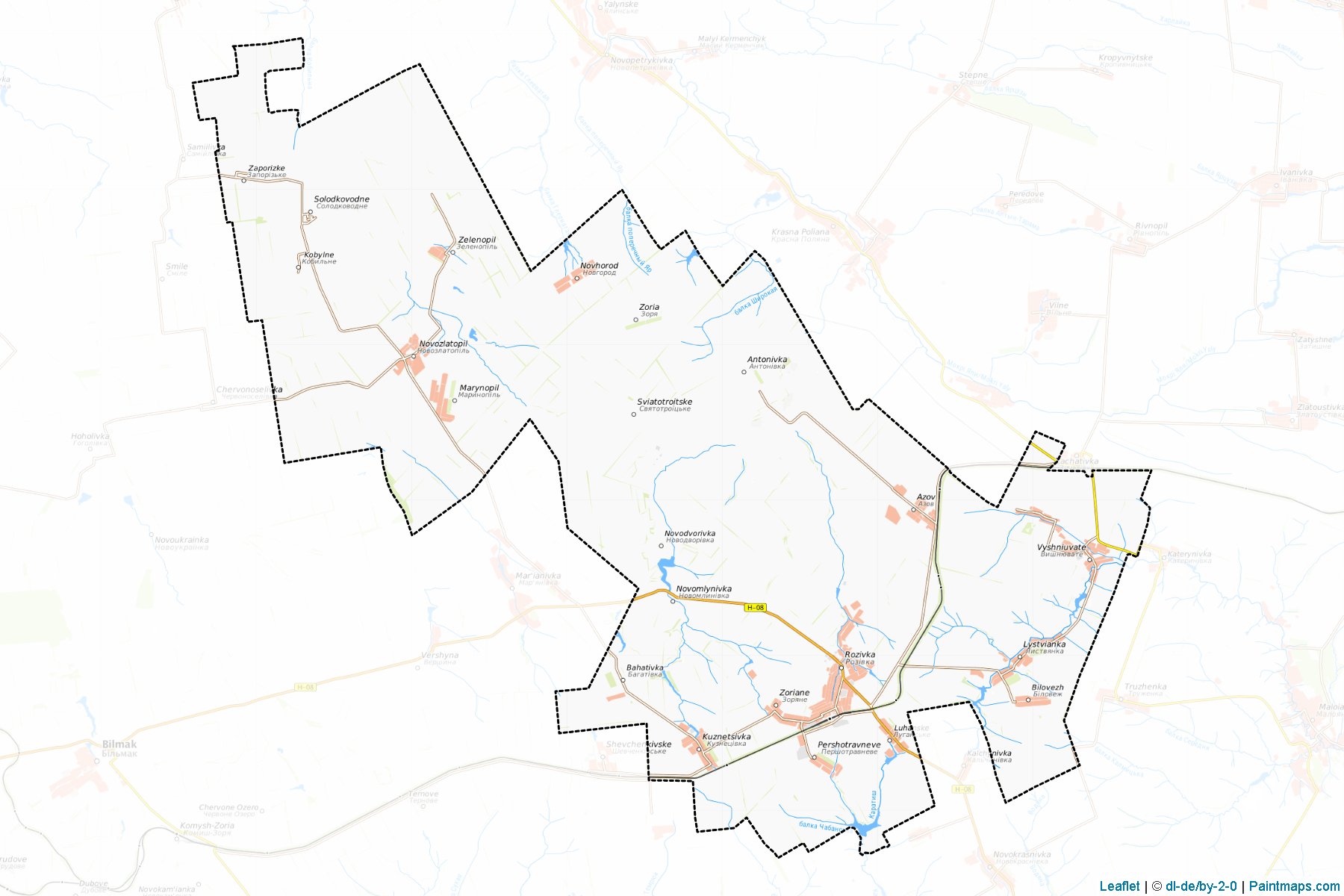 Rozivs'kyi (Zaporizhia) Map Cropping Samples-1