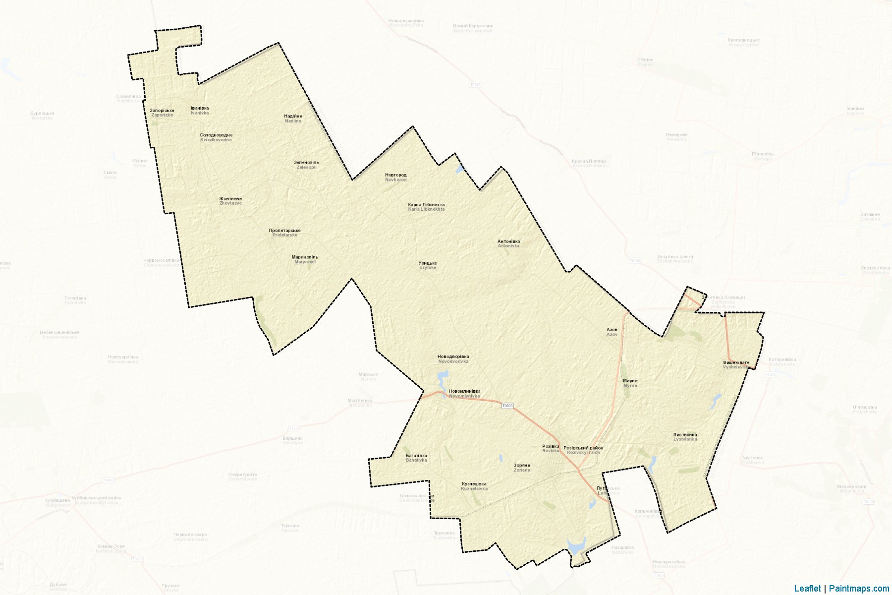 Rozivs'kyi (Zaporizhia) Map Cropping Samples-2