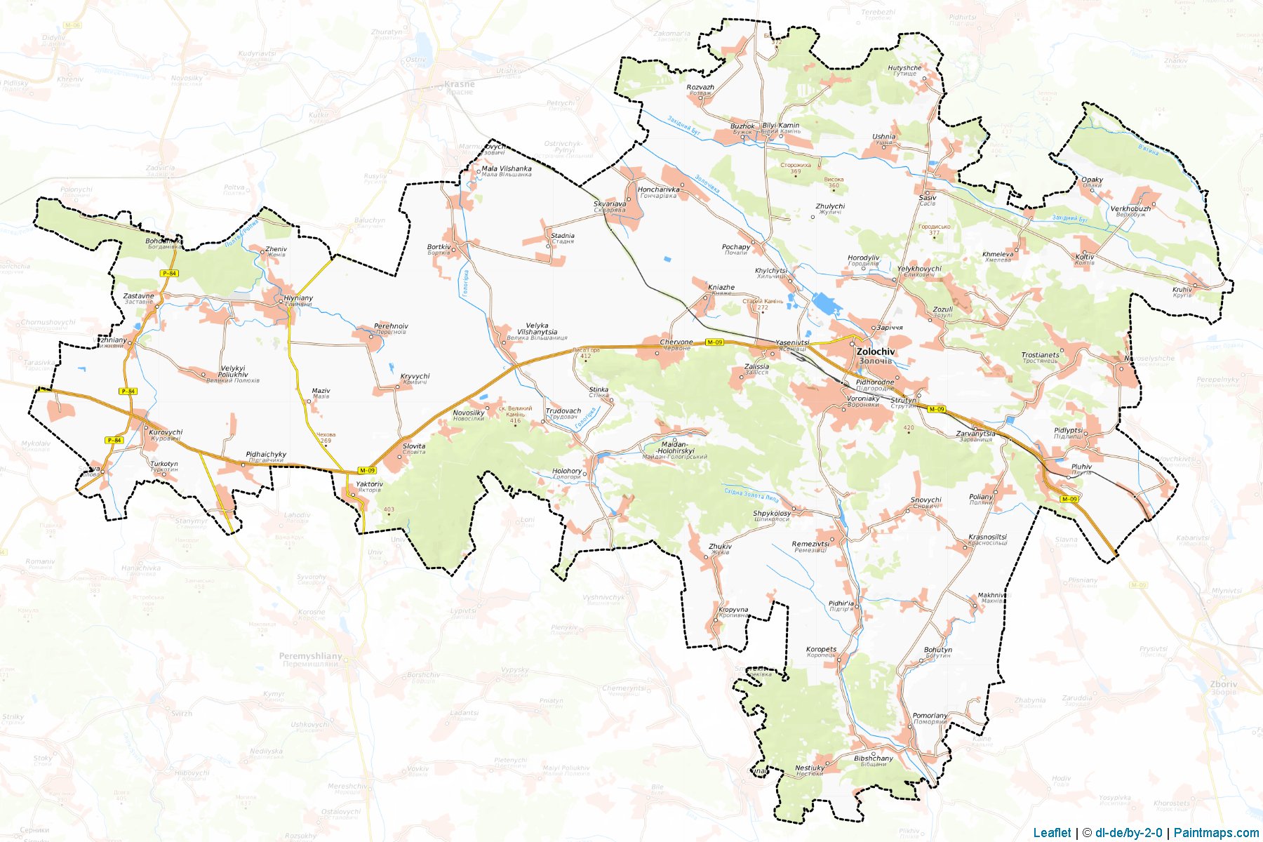 Zolochivskyi (Lviv Oblastı) Haritası Örnekleri-1