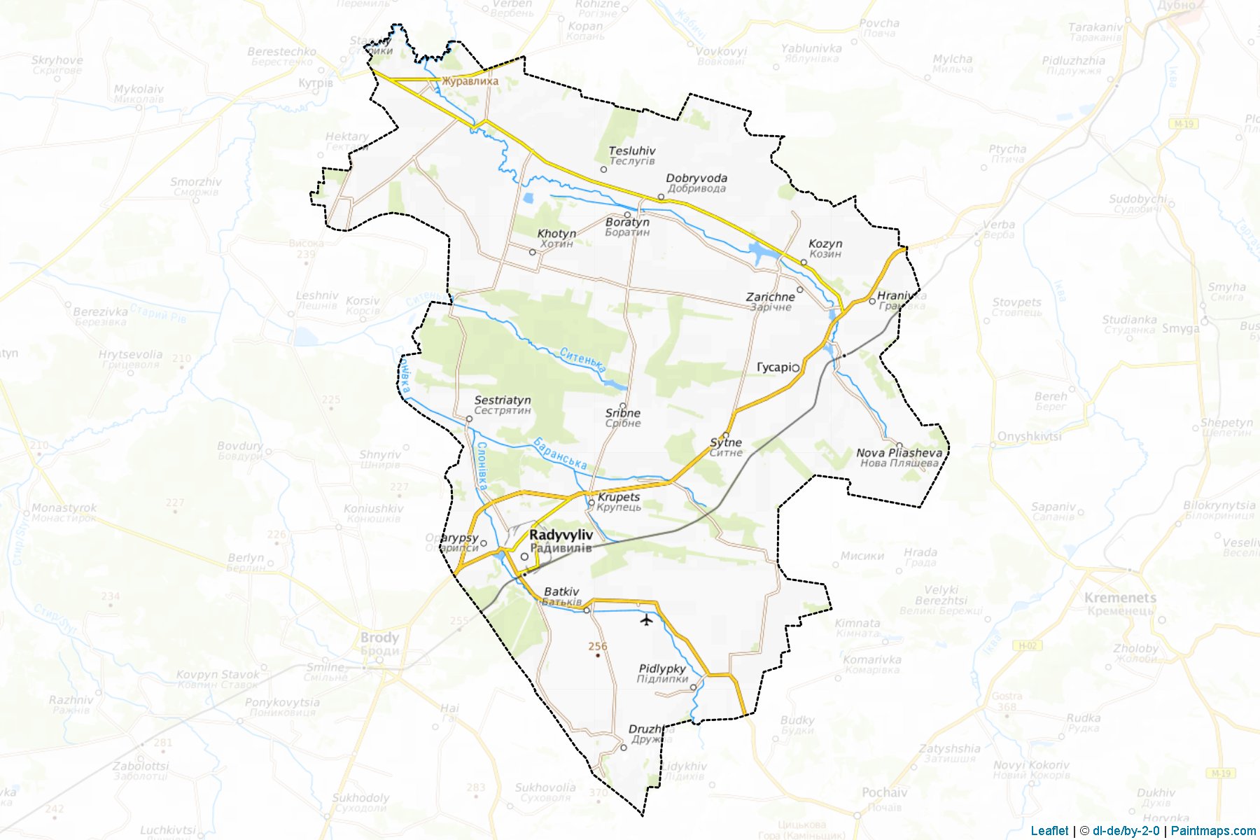 Radyvylivs'kyi (Rivne) Map Cropping Samples-1