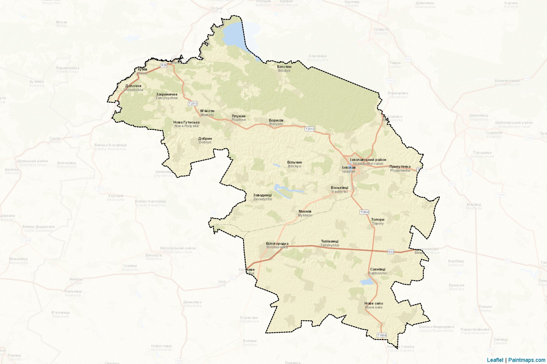 Iziaslavs'kyi (Khmelnytskyi) Map Cropping Samples-2