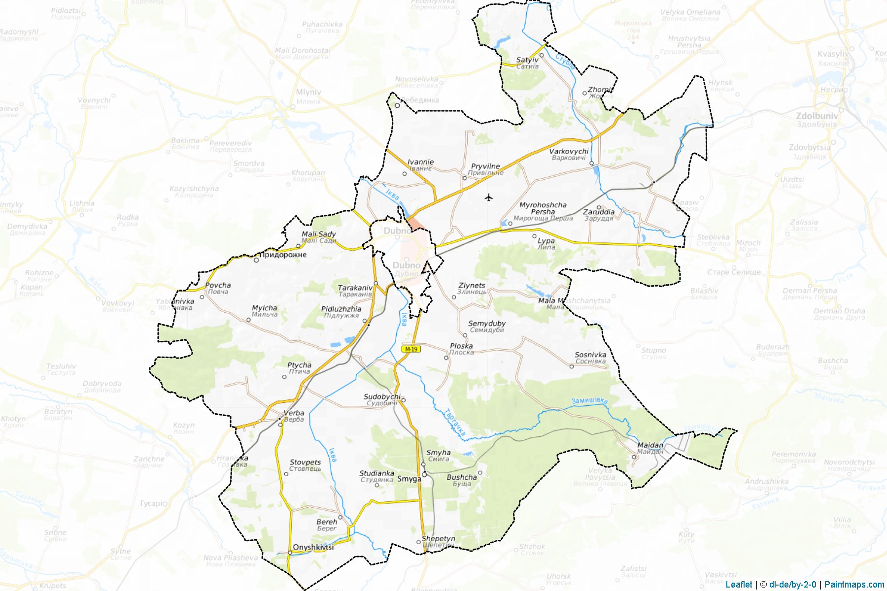 Dubens'kyi (Rivne) Map Cropping Samples-1