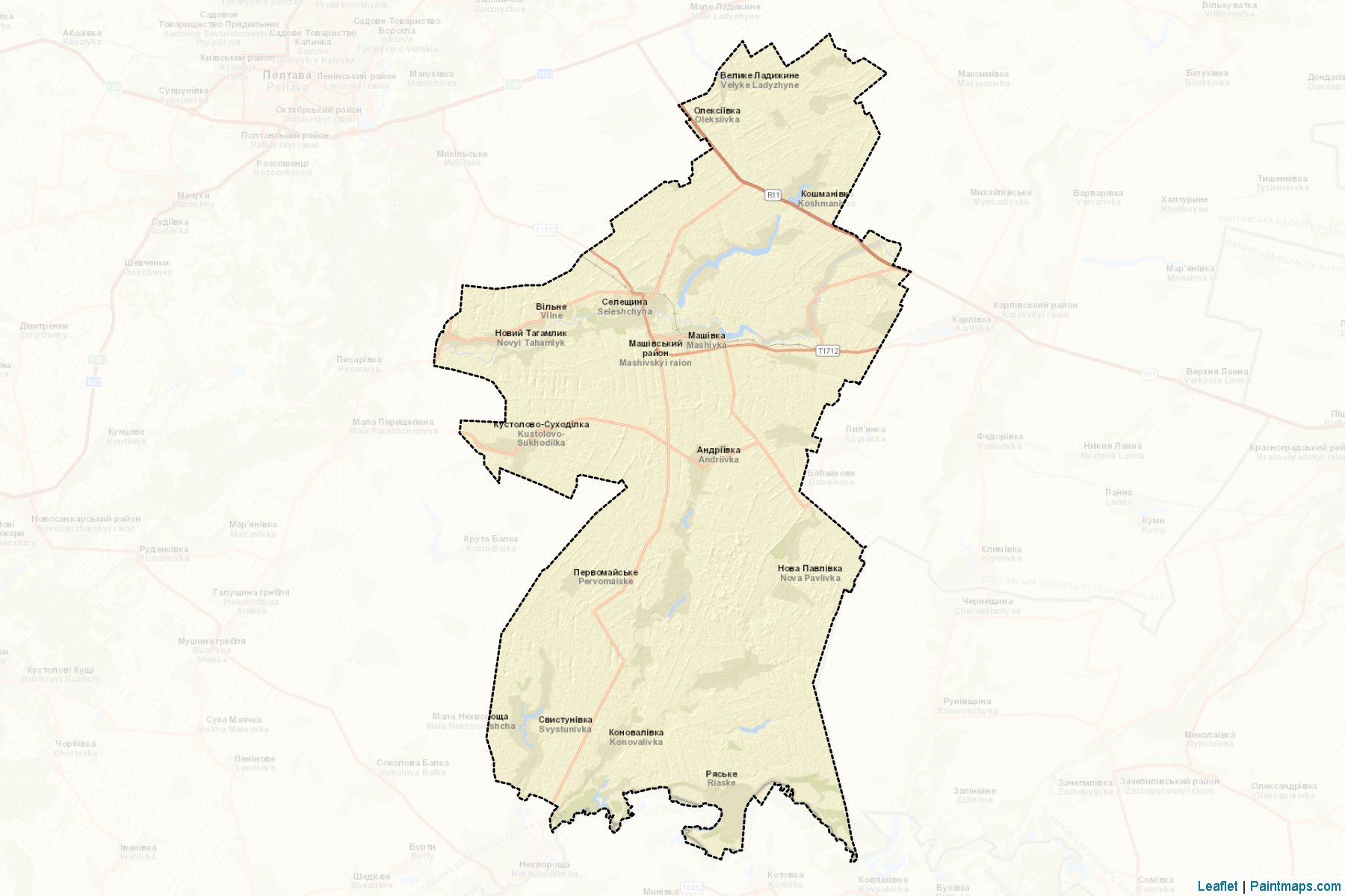 Mashivs'kyi (Poltava) Map Cropping Samples-2