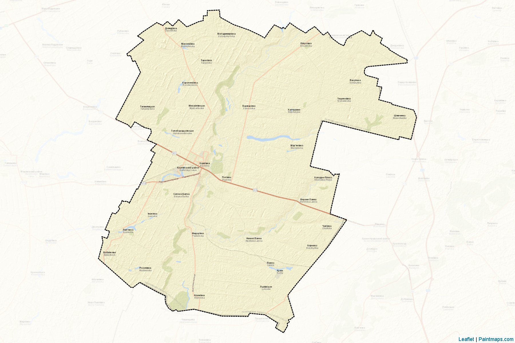 Karlivs'kyi (Poltava) Map Cropping Samples-2