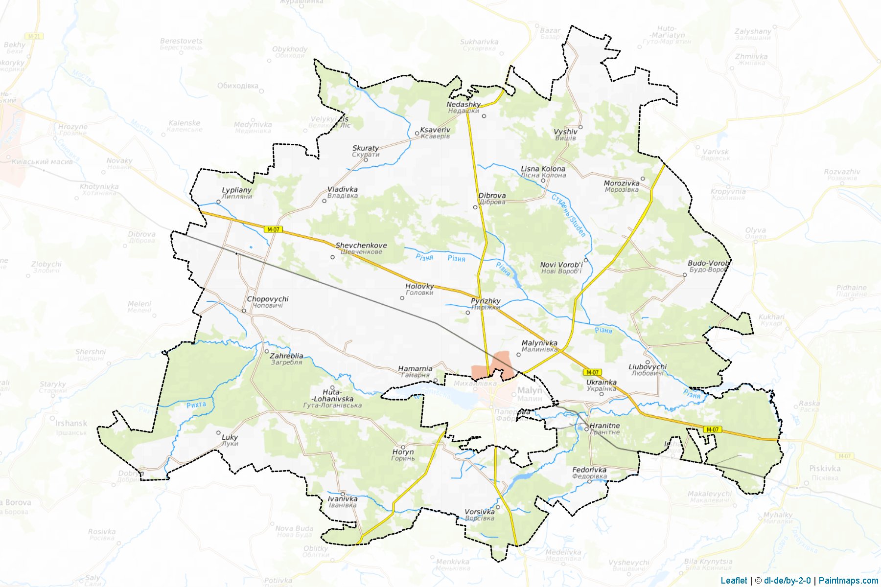 Malyns'kyi (Zhytomyr) Map Cropping Samples-1