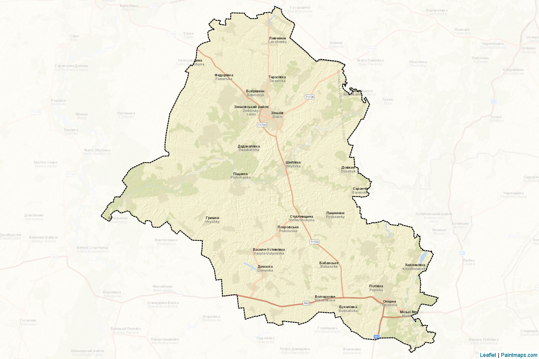 Zin'kivs'kyi (Poltava) Map Cropping Samples-2