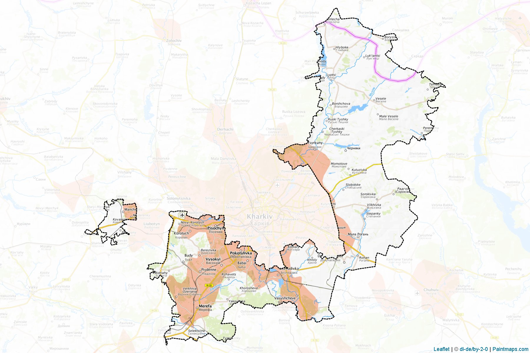 Kharkivs'kyi (Kharkiv) Map Cropping Samples-1